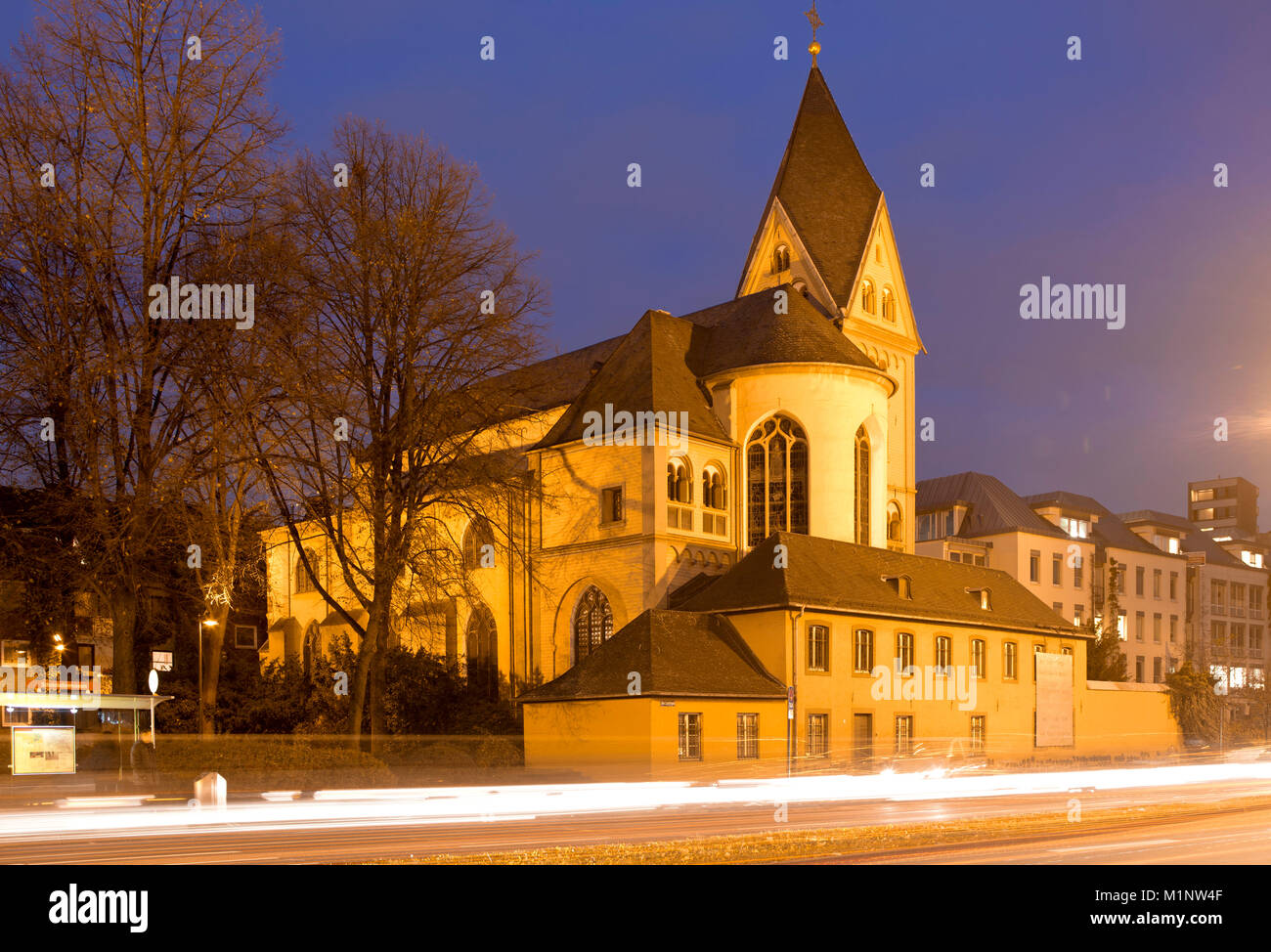 Allemagne, Cologne, l'église romane de Santa Maria Lyskirchen. Deutschland, Koeln, die romanische Kirche St. Maria in Lyskirchen. Banque D'Images