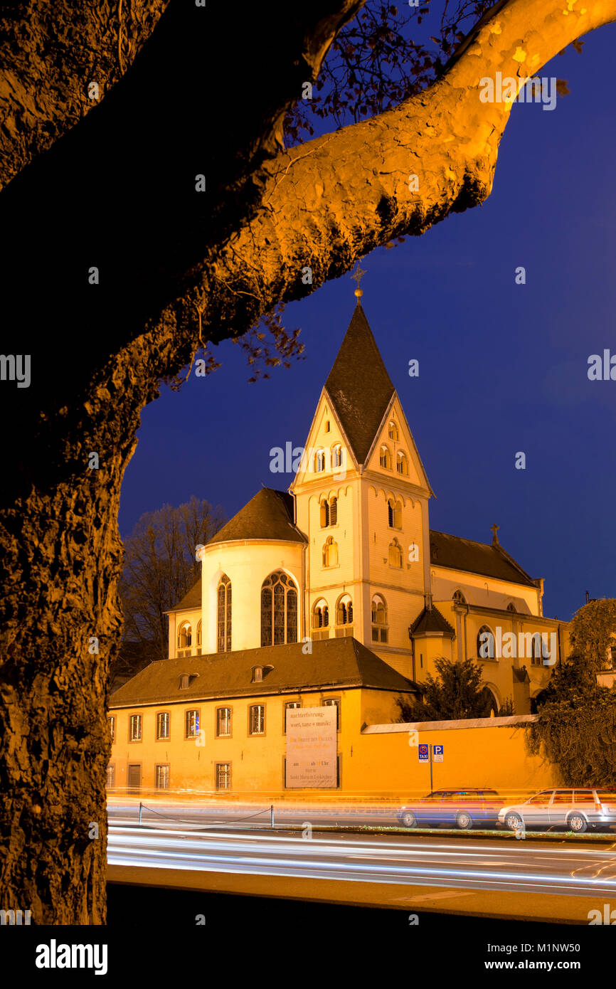 Allemagne, Cologne, l'église romane de Santa Maria Lyskirchen. Deutschland, Koeln, die romanische Kirche St. Maria in Lyskirchen. Banque D'Images