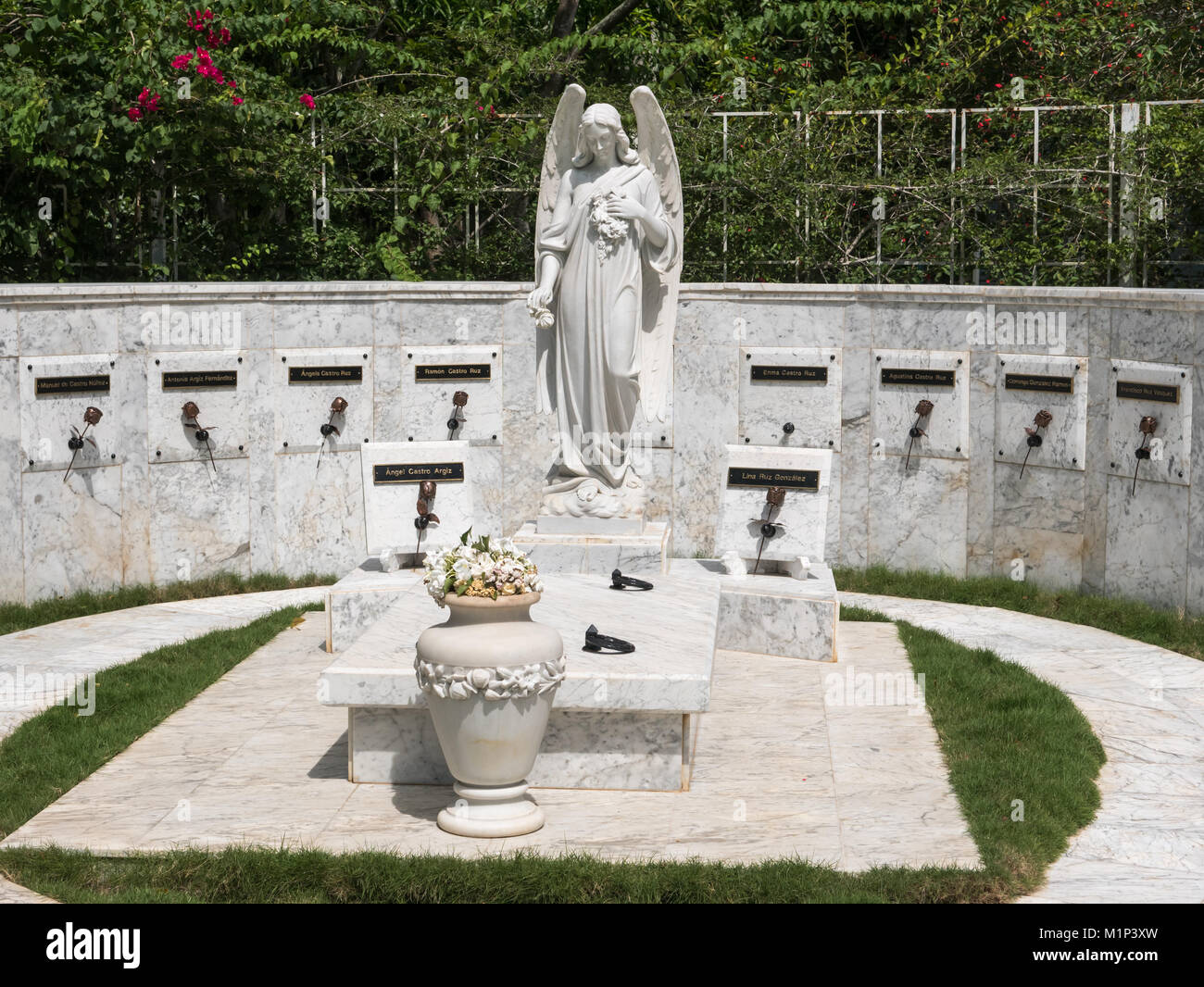 Biran, Cuba - 1 septembre 2017 : Mémorial de la famille de Fidel Castro. Banque D'Images