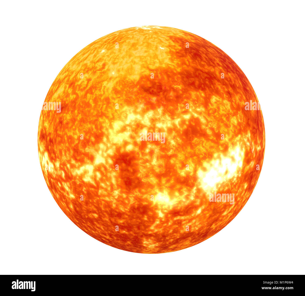 Système solaire soleil (éléments isolés de cette image fournie par la NASA) Banque D'Images