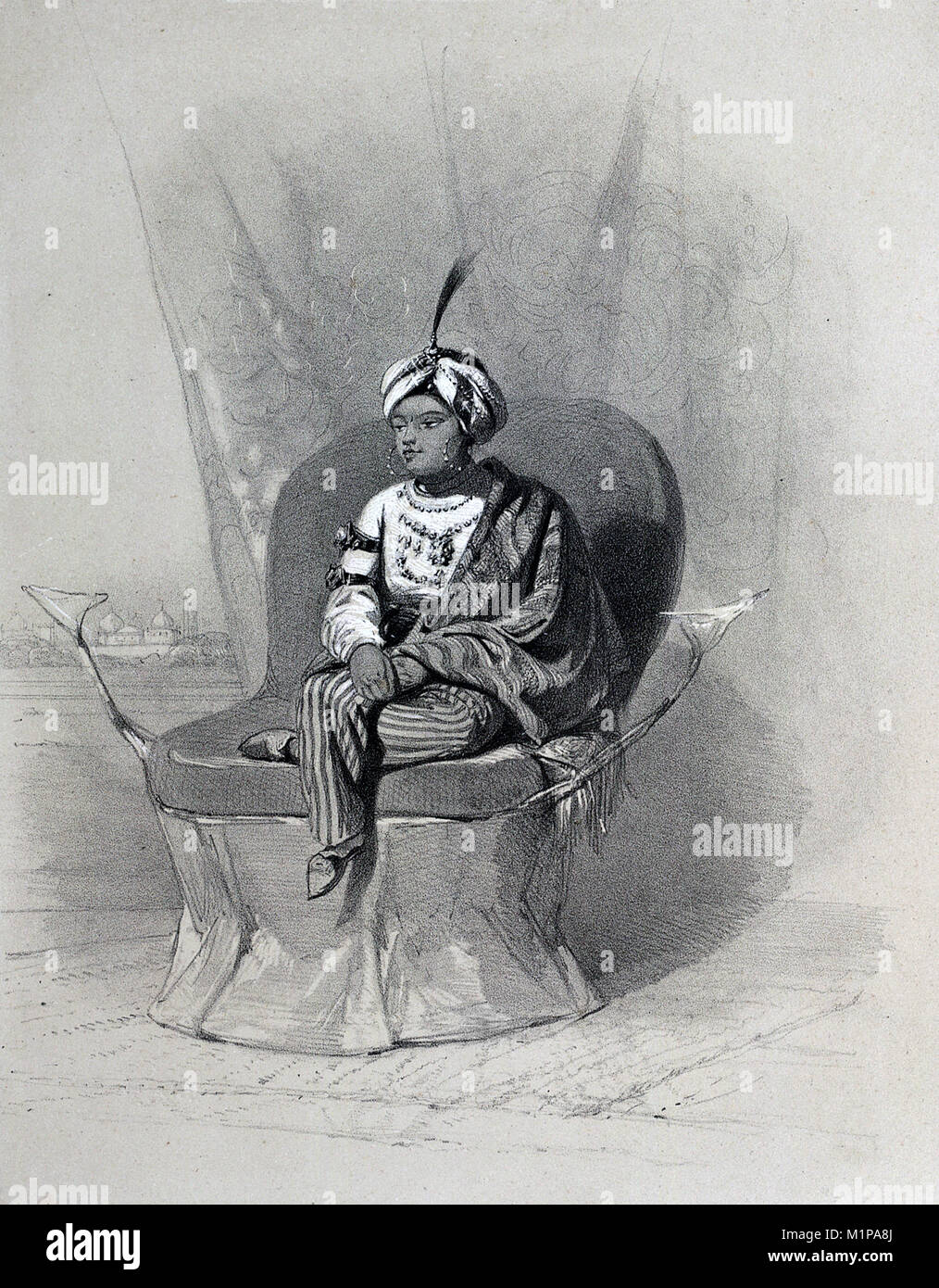 Maharaja Duleep Singh, (1838 - 1893), Dalip Singh, le dernier Maharaja de l'Empire Sikh Banque D'Images
