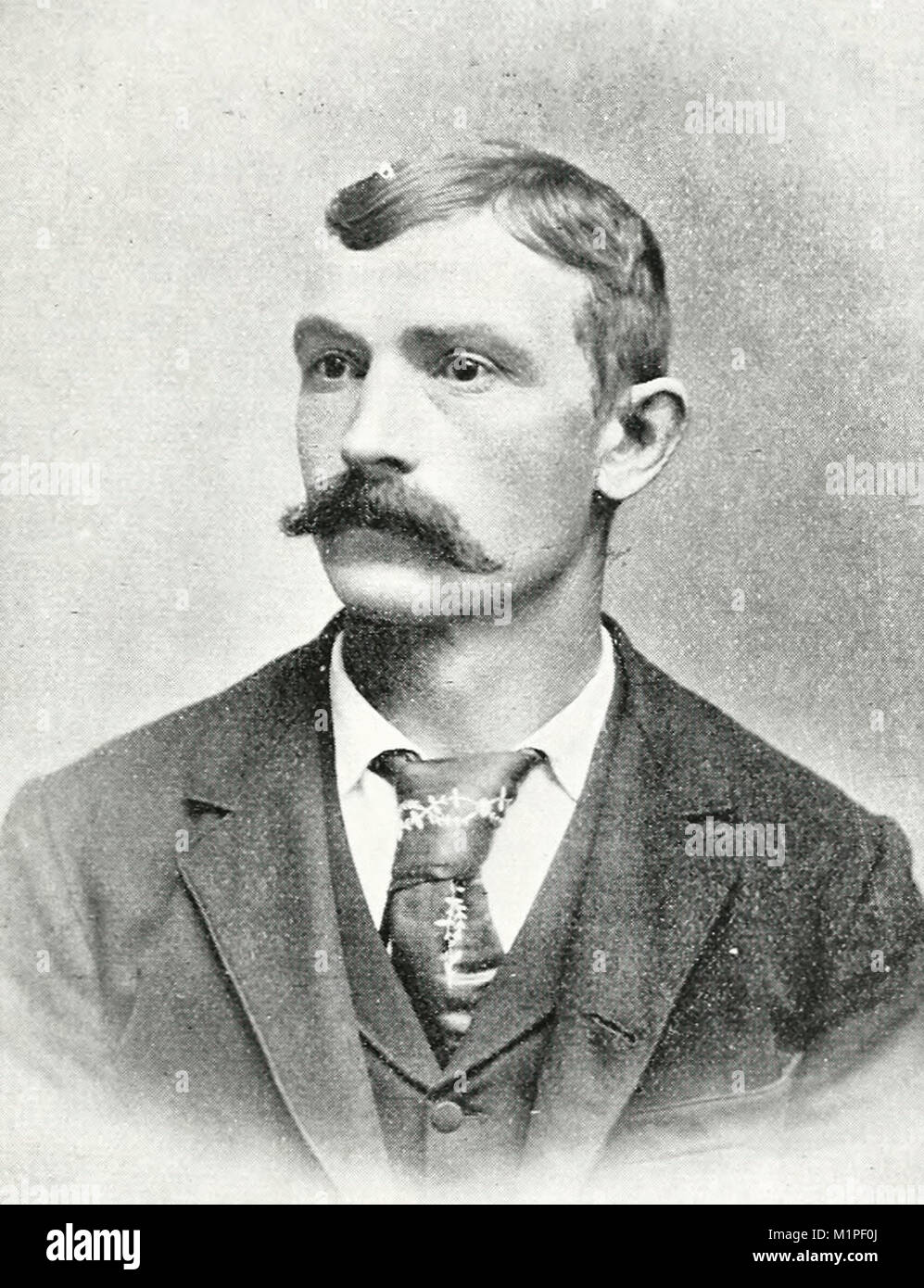 Sylvester Critchlow - jugé pour meurtre après la grève de Homestead, 1892 et acquitté Banque D'Images