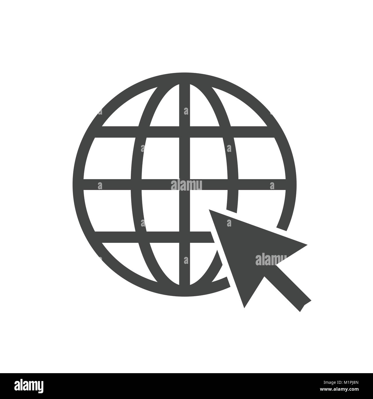 Rendez-vous à l'icône web. Télévision Internet vector illustration pour site sur fond blanc. Illustration de Vecteur