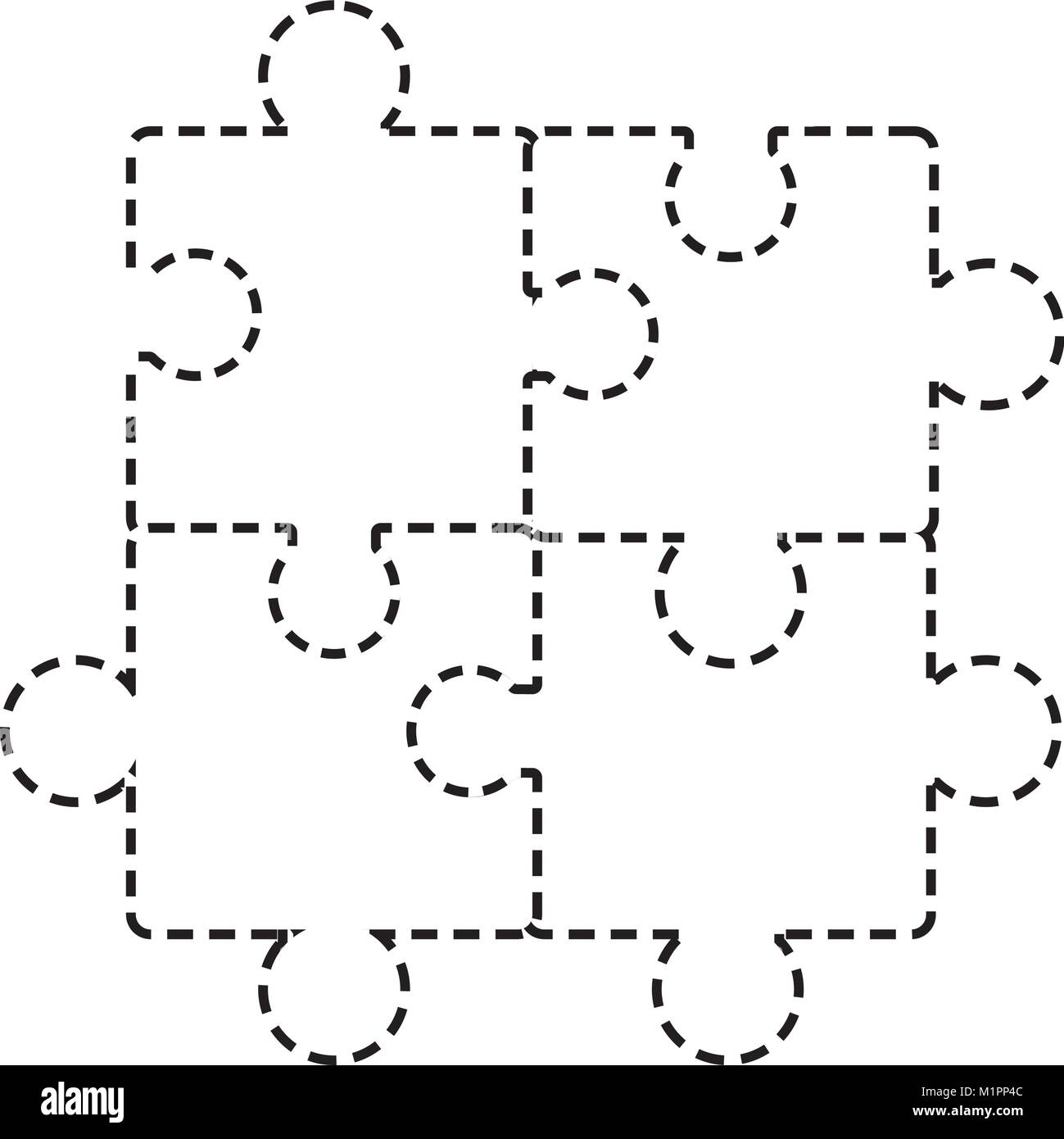 Jigsaw puzzle blank concept game toy puzzles skill solution Banque de  photographies et d'images à haute résolution - Alamy