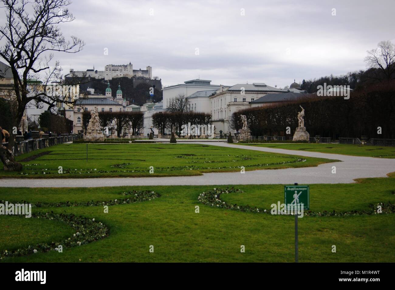 Jardins Mirabell, à Salzbourg, Autriche Banque D'Images Jardins Mirabell, à Salzbourg, Autriche Banque D'Images