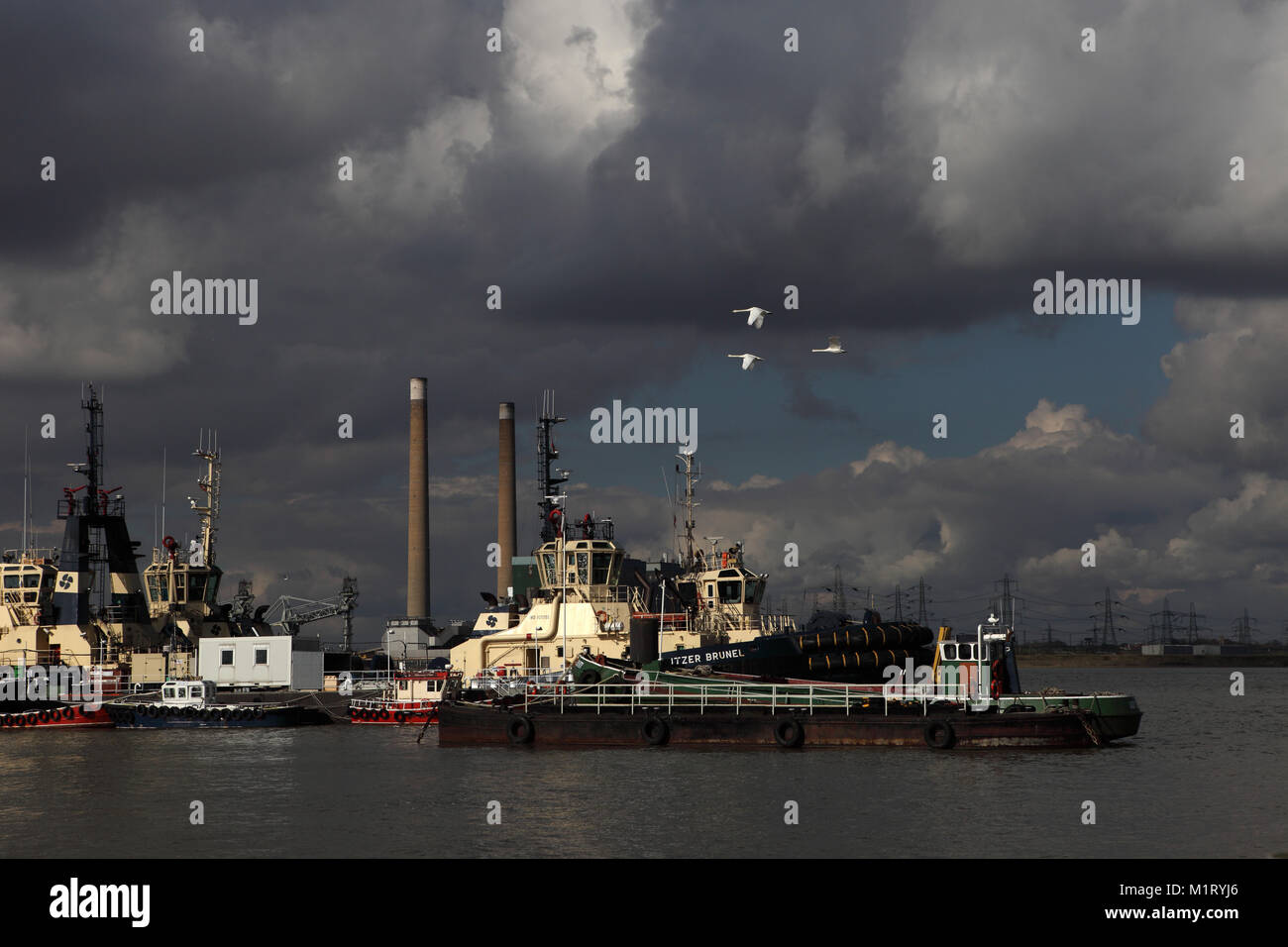 Tilbury / Gravesend Ferries à Gravesend, England, Angleterre Banque D'Images