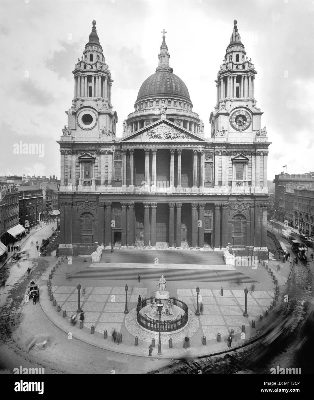 Saint Paul's Cathedral, London, England, UK, Detroit Publishing Company, au début des années 1910 Banque D'Images