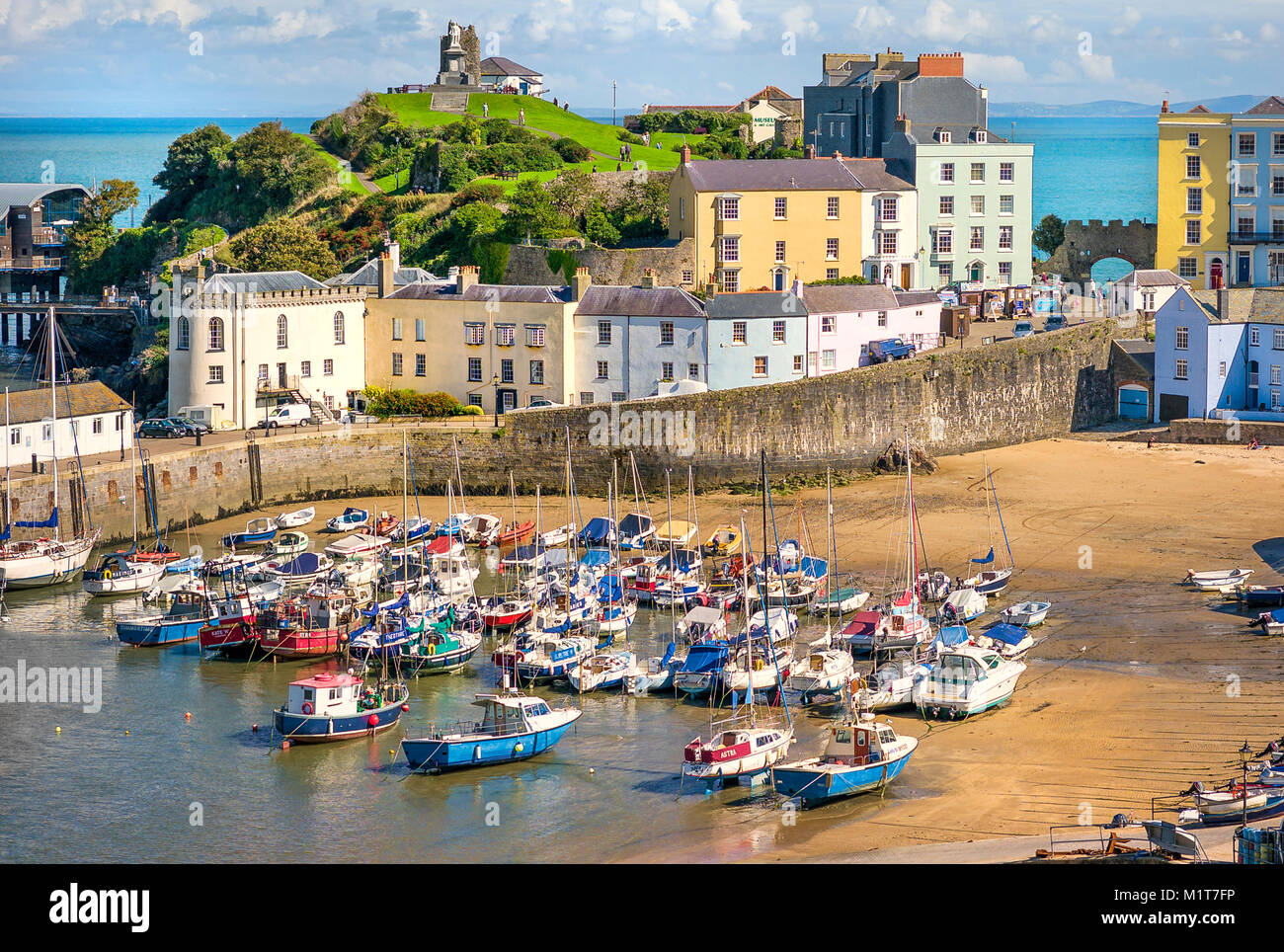 Port de Tenby à Dyfed, Pays de Galles du Sud, Royaume-Uni Banque D'Images