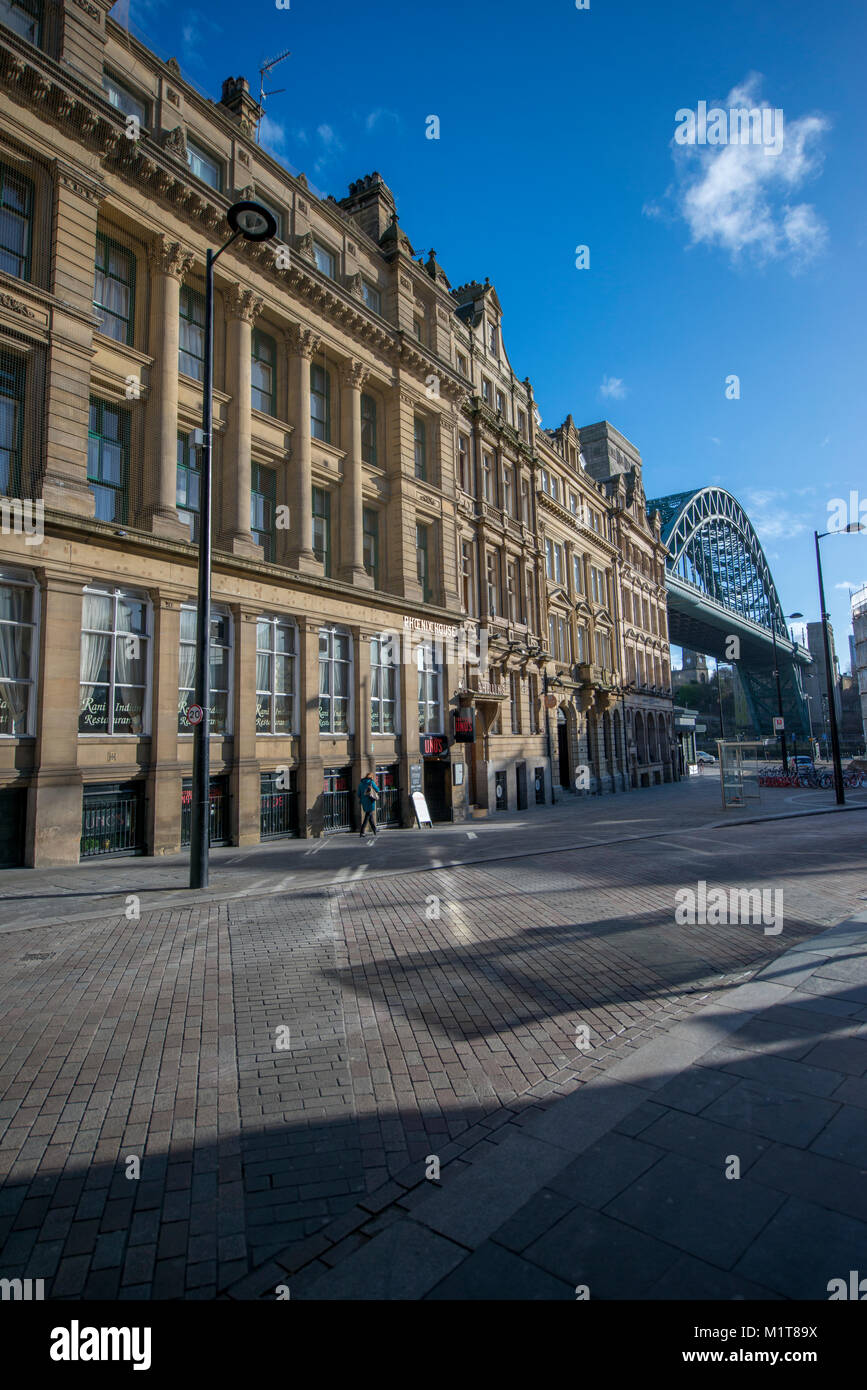 Ponts sur la rivière Tyne, Newcastle u[on Tyne, Royaume-Uni Banque D'Images