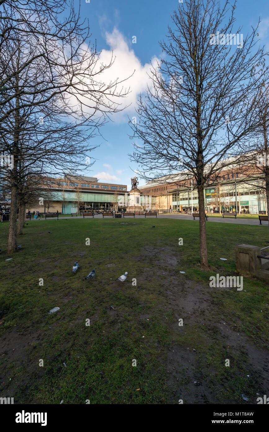 Vieux Eldon Square, Newcastle, Angleterre Tynr Banque D'Images