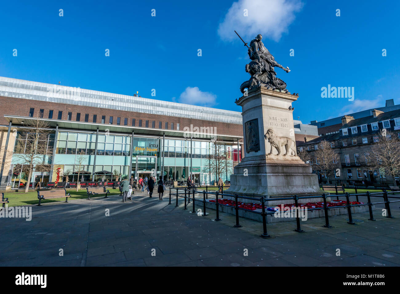 Vieux Eldon Square, Newcastle, Angleterre Tynr Banque D'Images