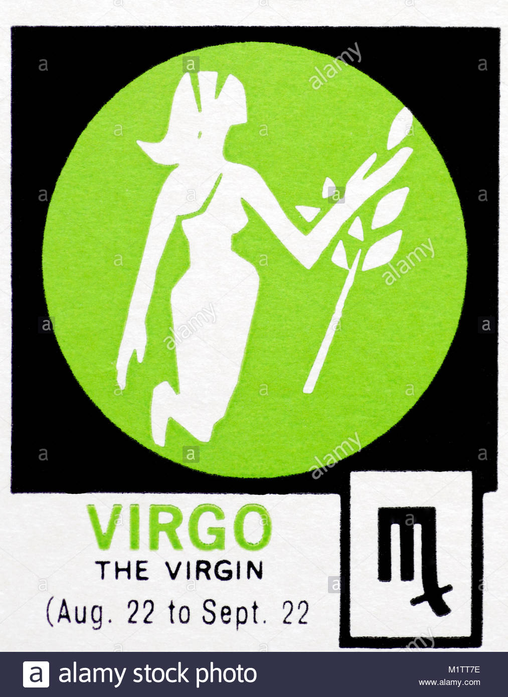 Signe du Zodiac - Vierge la Vierge Banque D'Images