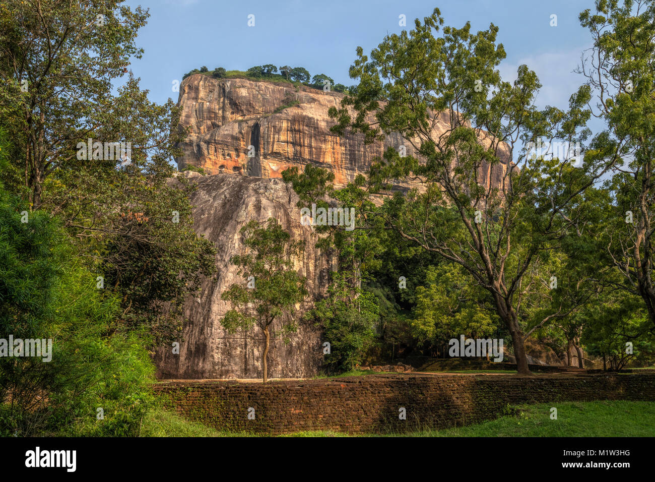 Le Rocher du Lion, Sigiriya, Matale, Province du Centre, au Sri Lanka, en Asie Banque D'Images