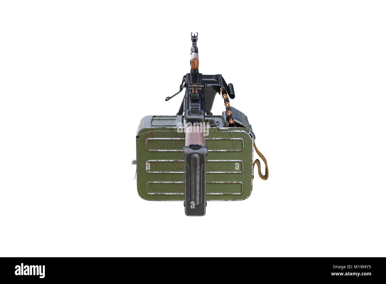 Arme militaire, vue arrière Banque D'Images