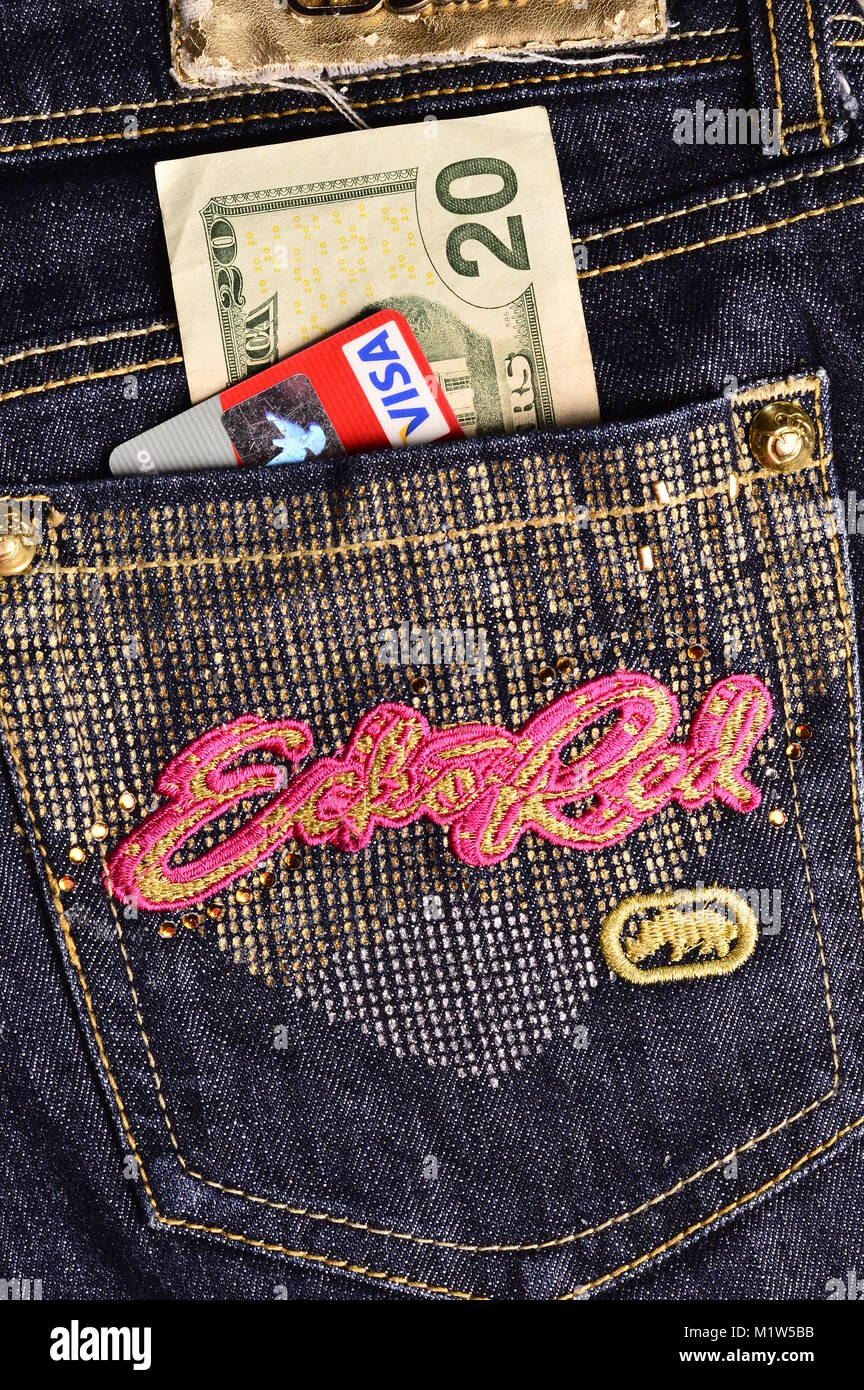 L'argent et de voyage Concept Photo Banque D'Images