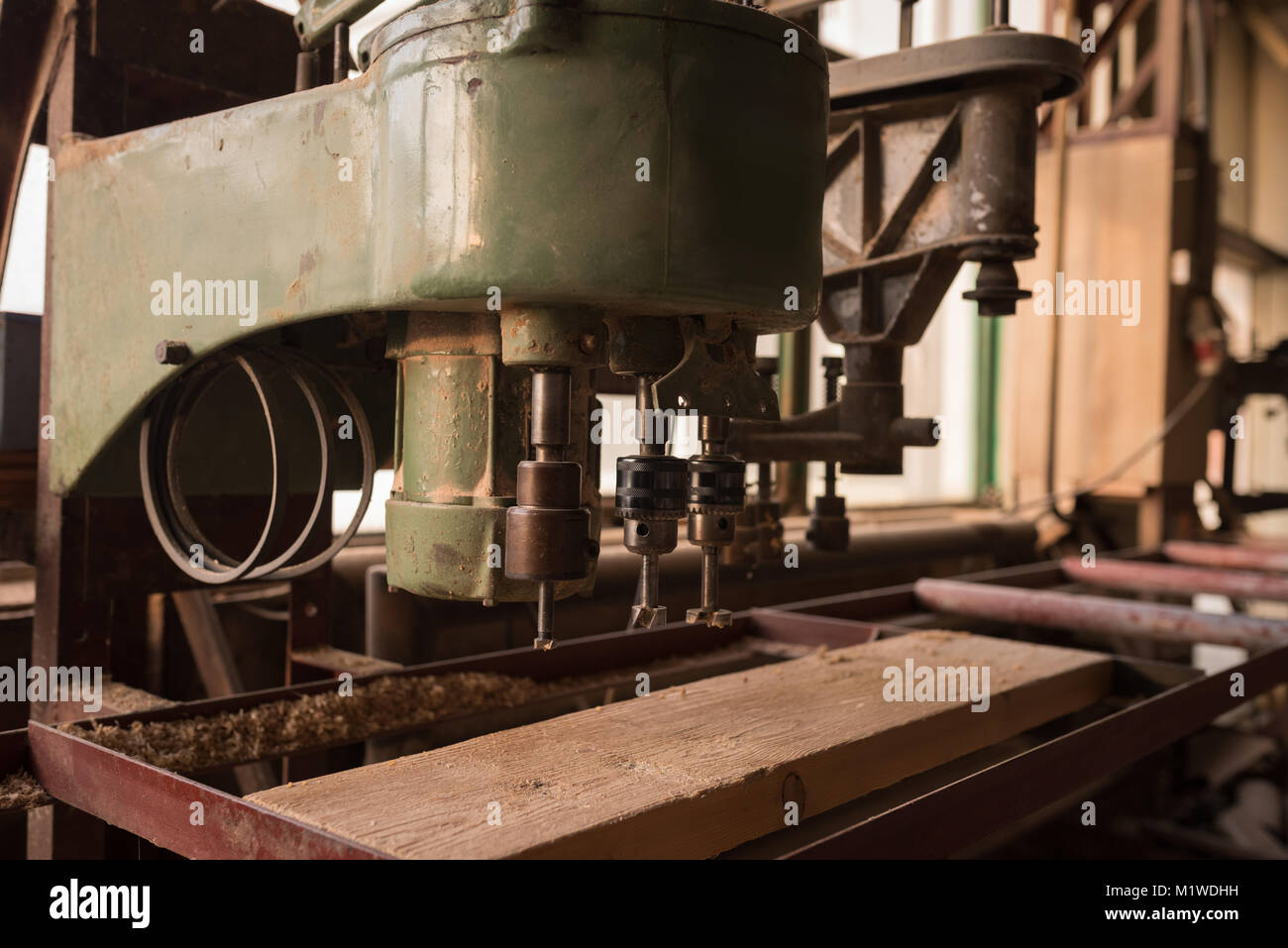 Vintage machine en atelier Banque D'Images