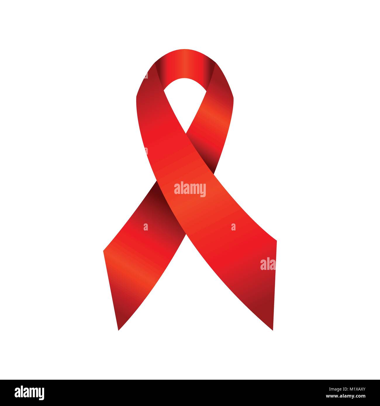 Le VIH Sida Ruban Rouge Symbole graphique vectoriel Logo Design Image  Vectorielle Stock - Alamy
