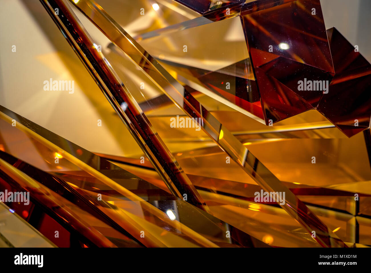 Les filtres en Verre abstrait Banque D'Images