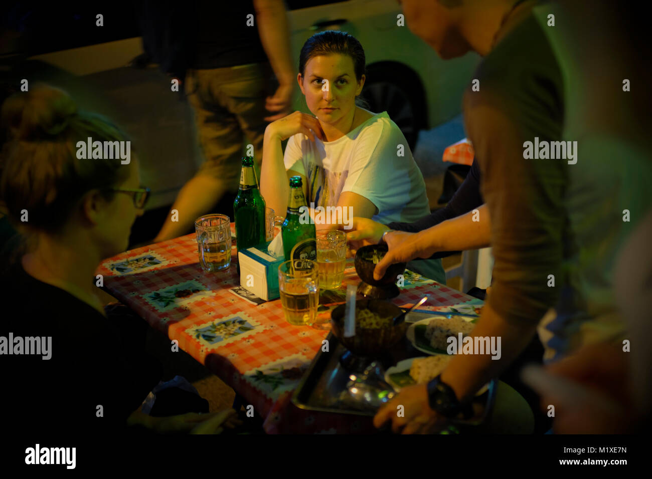 La vie nocturne de Chiang Mai. Banque D'Images