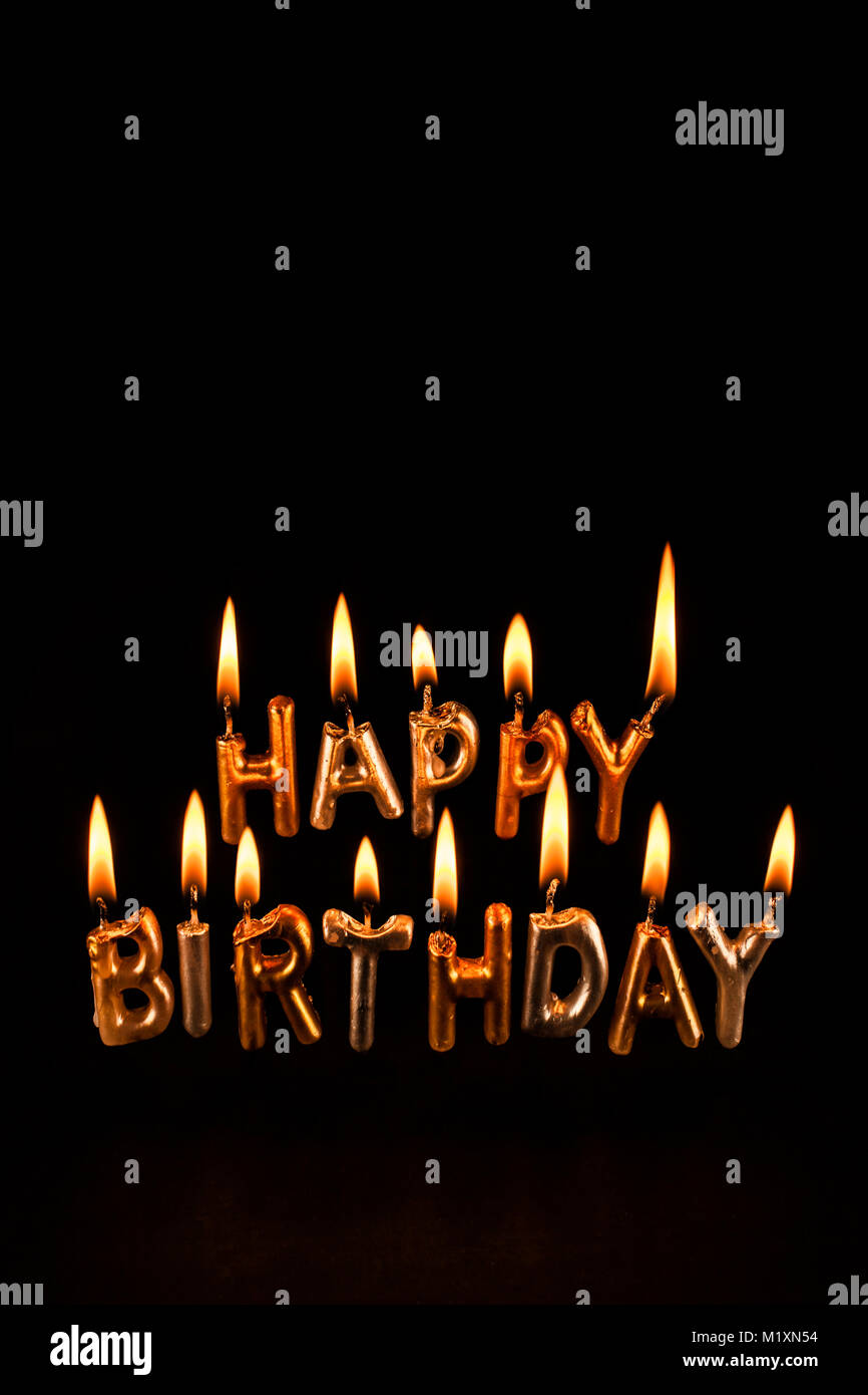 Happy birthday card Banque D'Images