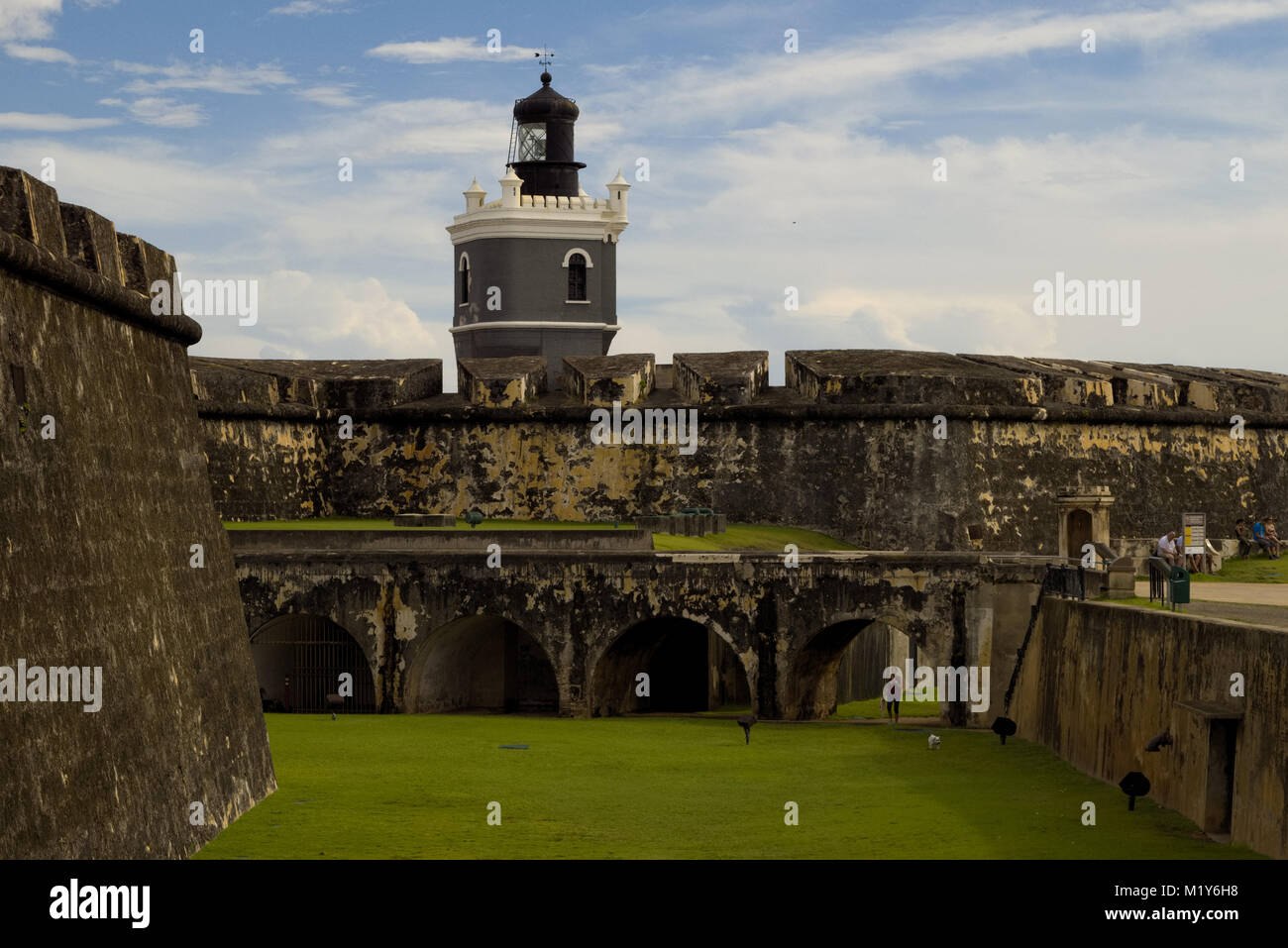 Le Château del Morro dans le Vieux San Juan, Puerto Rico Banque D'Images