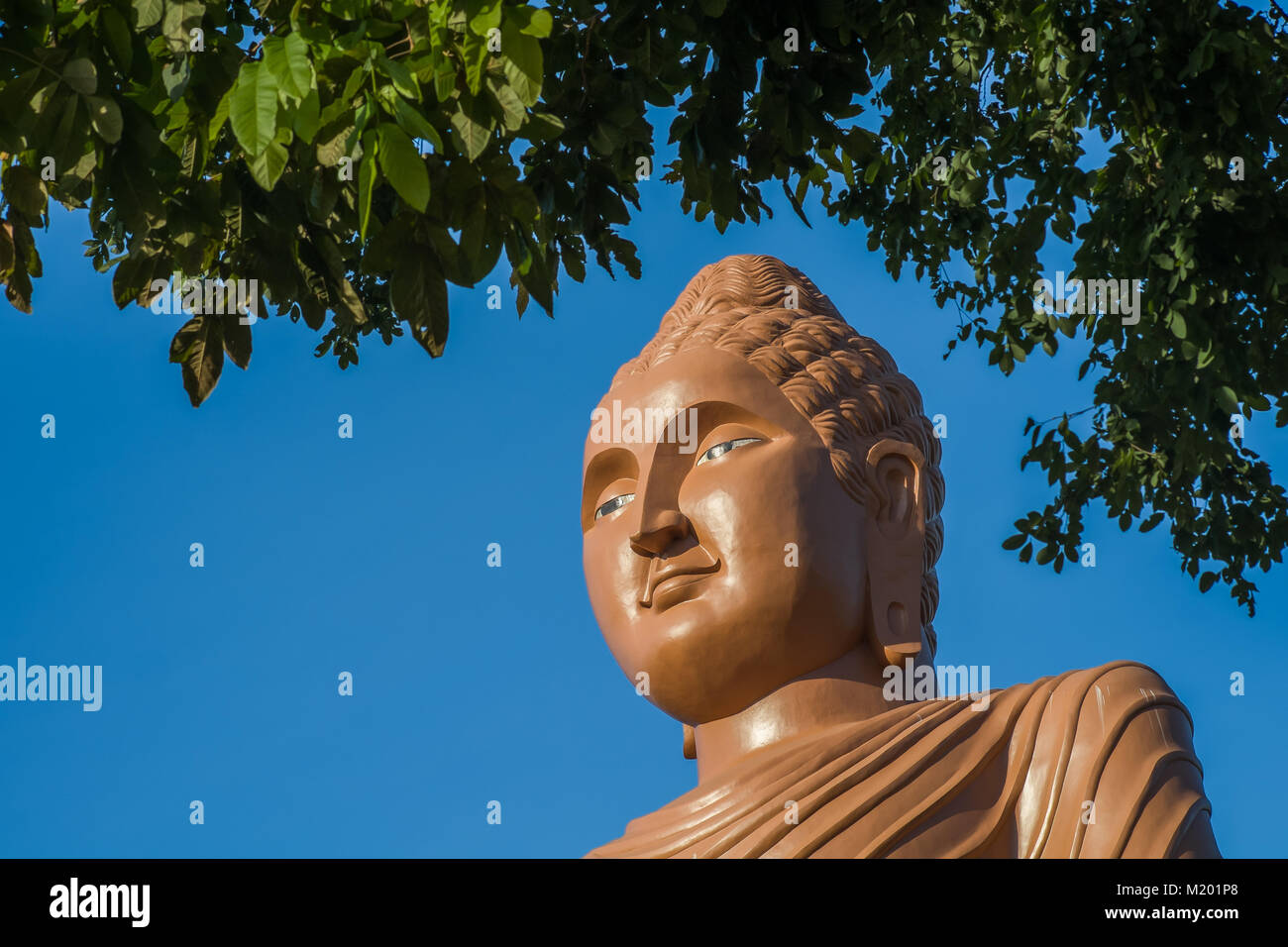 Statue de Bouddha, Kanchanaburi, Thaïlande Banque D'Images