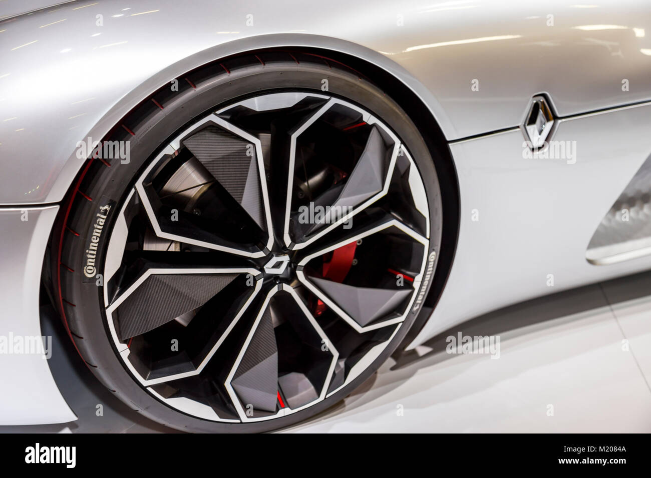 Istanbul, Turquie - 21 Avril 2017 : rim vue du concept car de Renault Trezor Banque D'Images