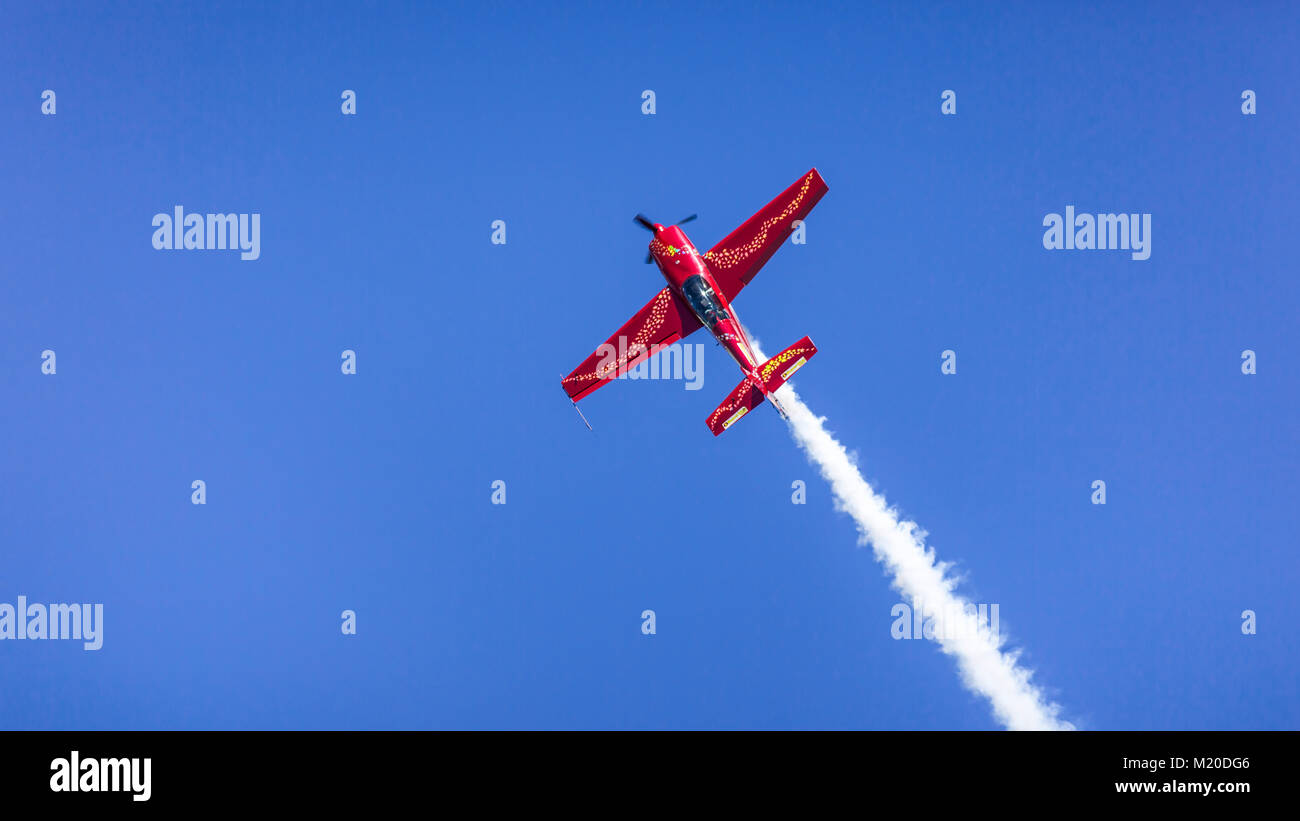 Jacquie avion bébé à l'Airshow 2017 à Duluth, Minnesota, USA. Banque D'Images