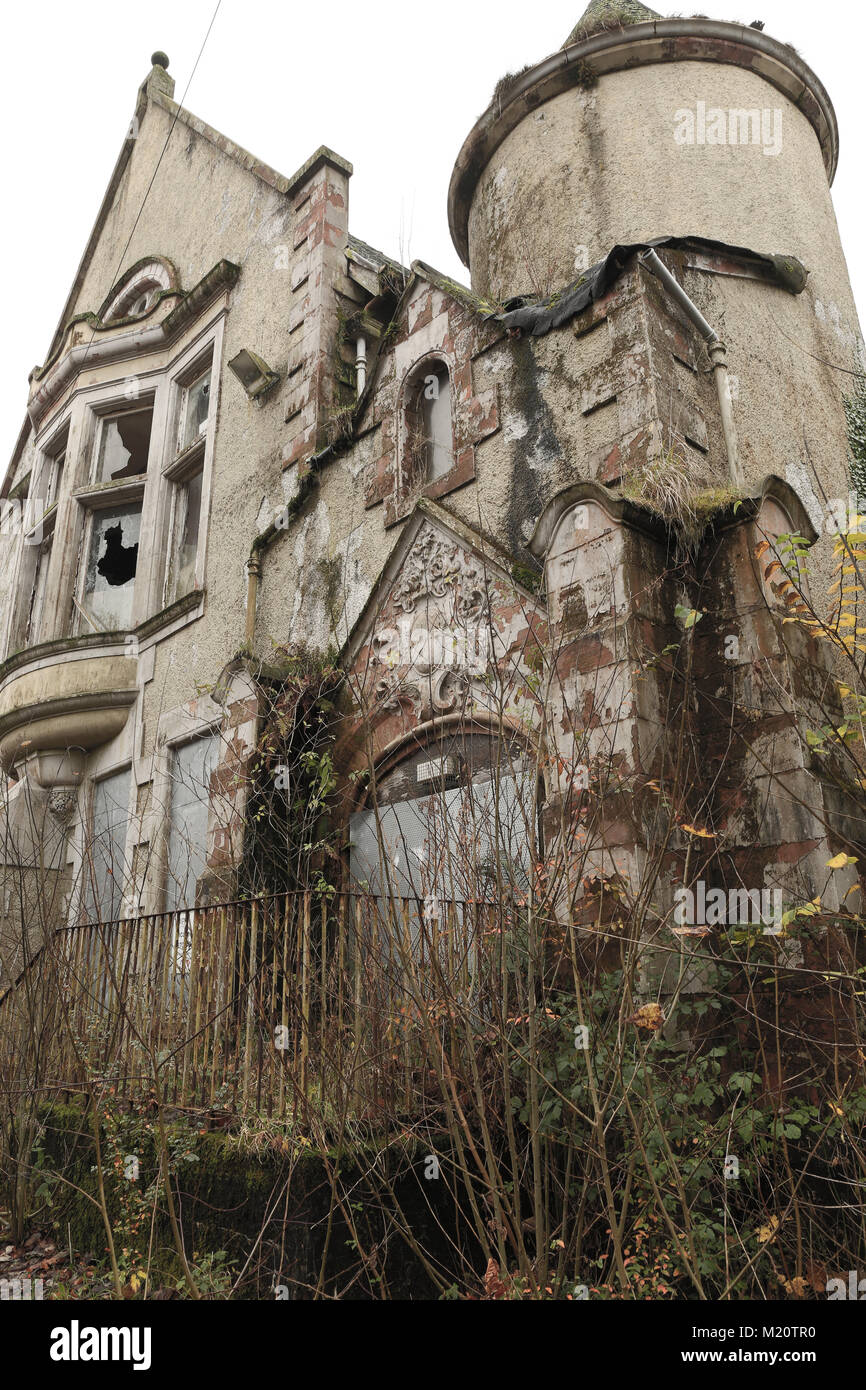 Des bâtiments abandonnés. Glasgow Banque D'Images