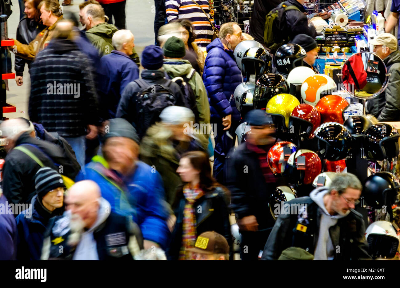 38e Carole Nash Bristol Classic bike show à la Bath and West showground Shepton Mallet Somerset England UK Banque D'Images
