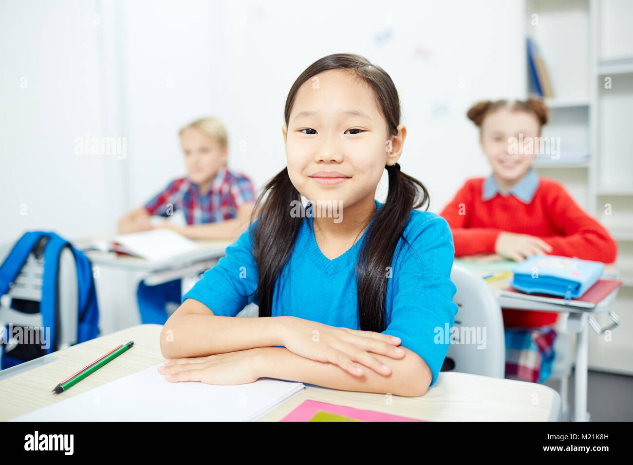 Pupils at lesson Banque D'Images