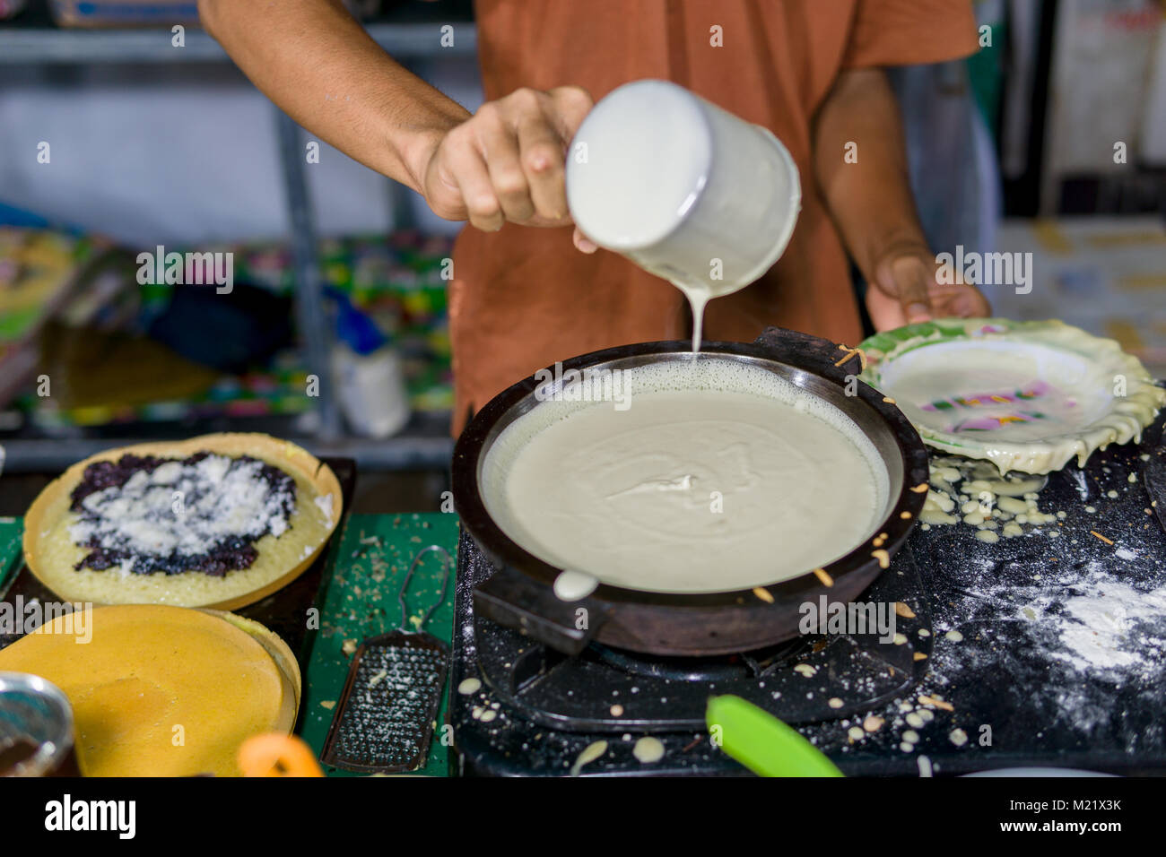 Gâteau de Terang Bulan Banque D'Images