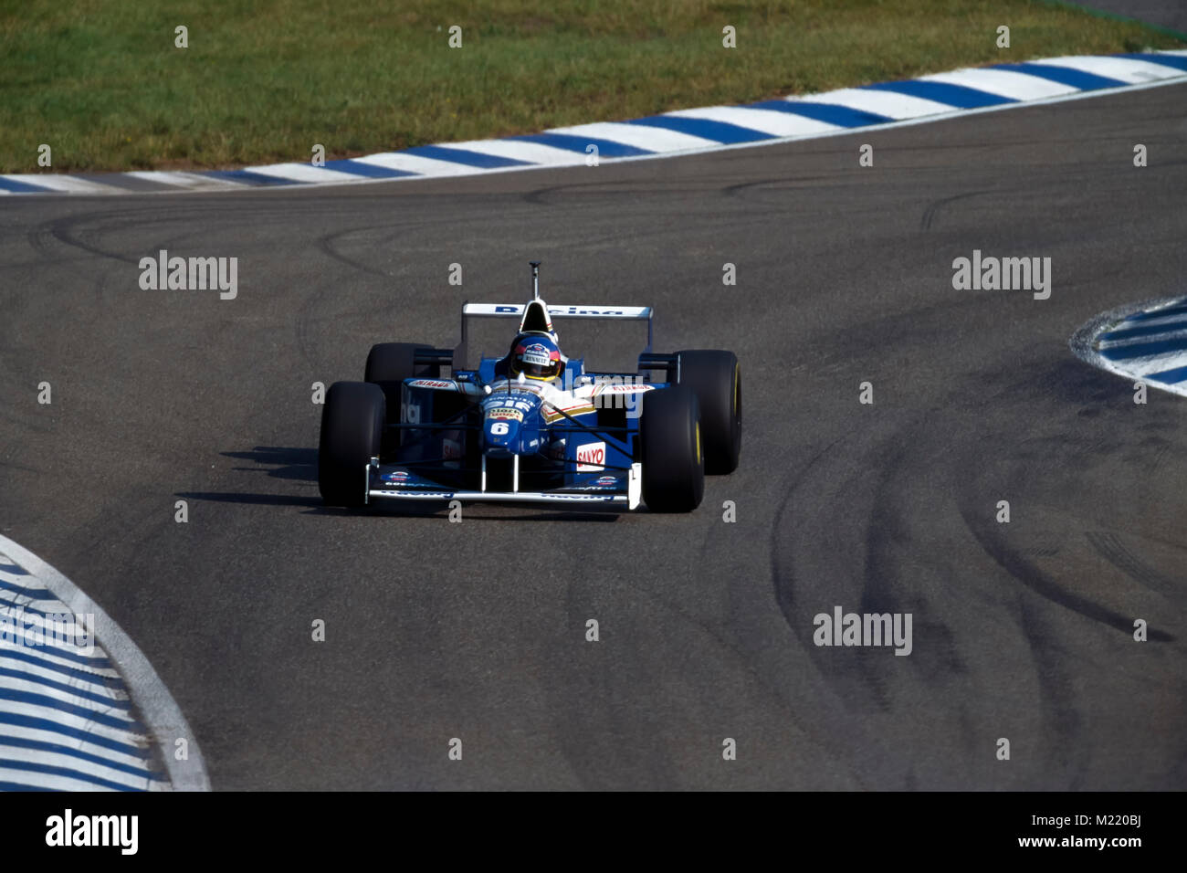 Jacques Villeneuve, Williams, Renault GP d'Allemagne 1996, Hockenheim Banque D'Images