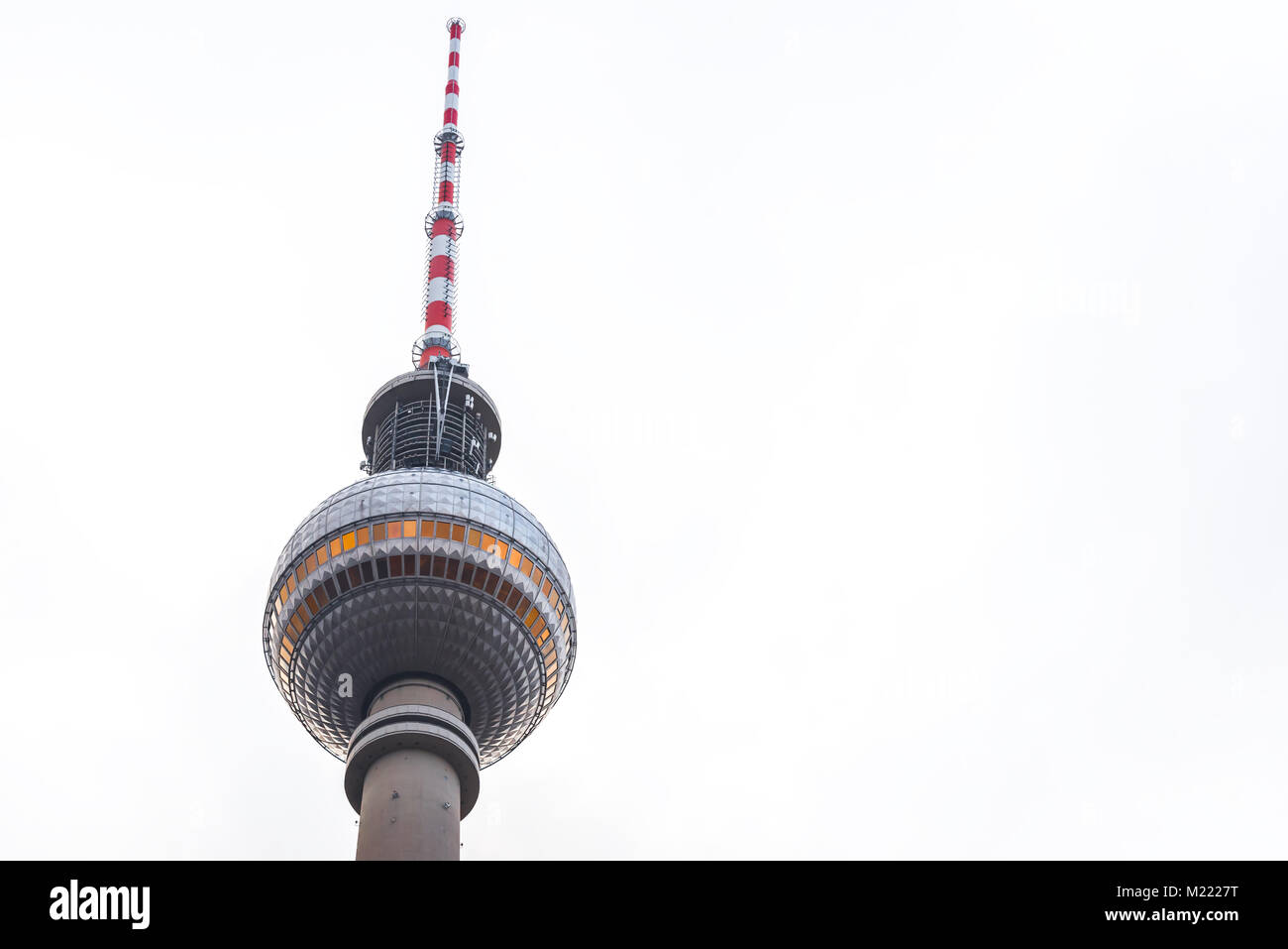 Fernsehturm, la tour de télévision de Berlin, Allemagne Banque D'Images
