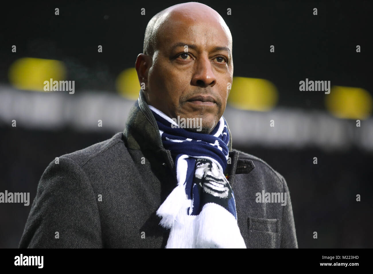 Footballeur retraité Brendon Batson, lors d'un hommage à Cyrille Regis en avant de la Premier League match à The Hawthorns, West Bromwich. Banque D'Images