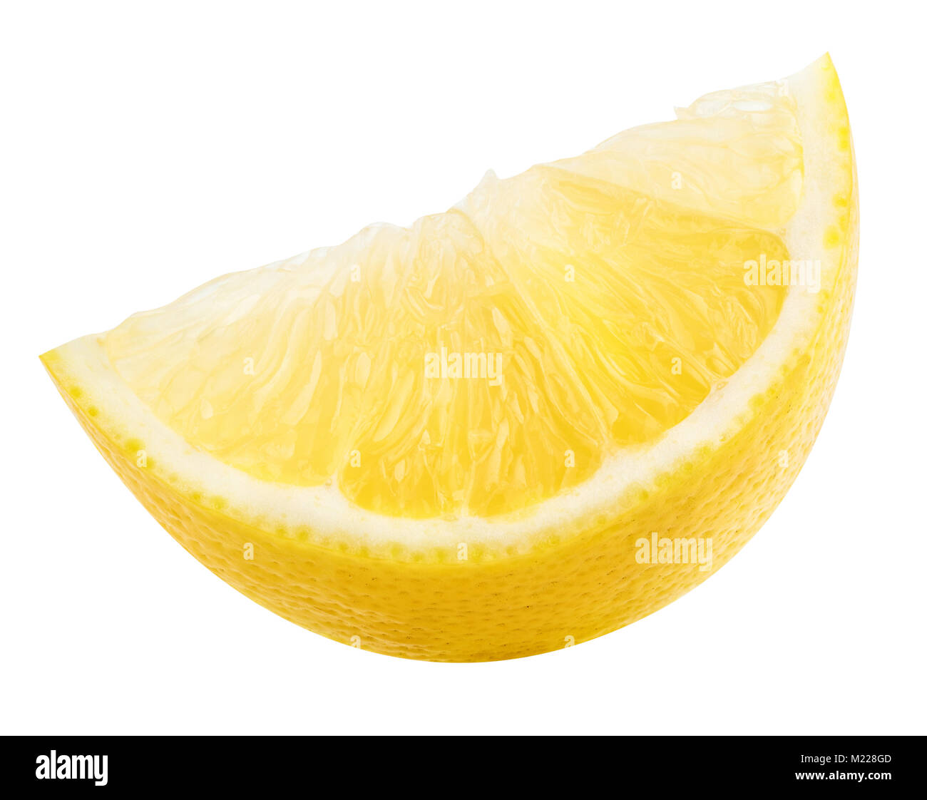 Citron isolated on white with clipping path Banque D'Images