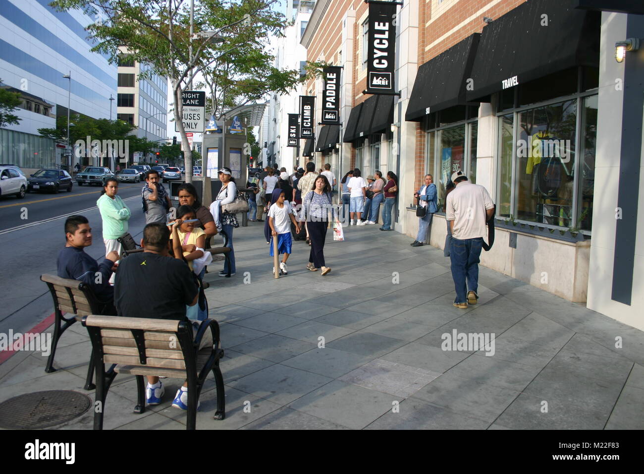 La vie de la rue, Los Angeles Banque D'Images