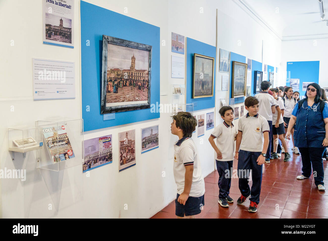 Buenos Aires Argentine,Plaza de Mayo place centrale,Museo historico Nacional del Cabildo y la Revolucion de Mayo Musée d'histoire,gouvernement colonial,in Banque D'Images