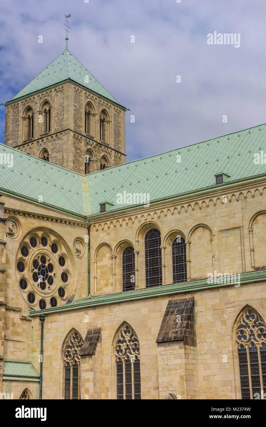 Tour du fleuve Paulus Dom à Munster, Allemagne Banque D'Images