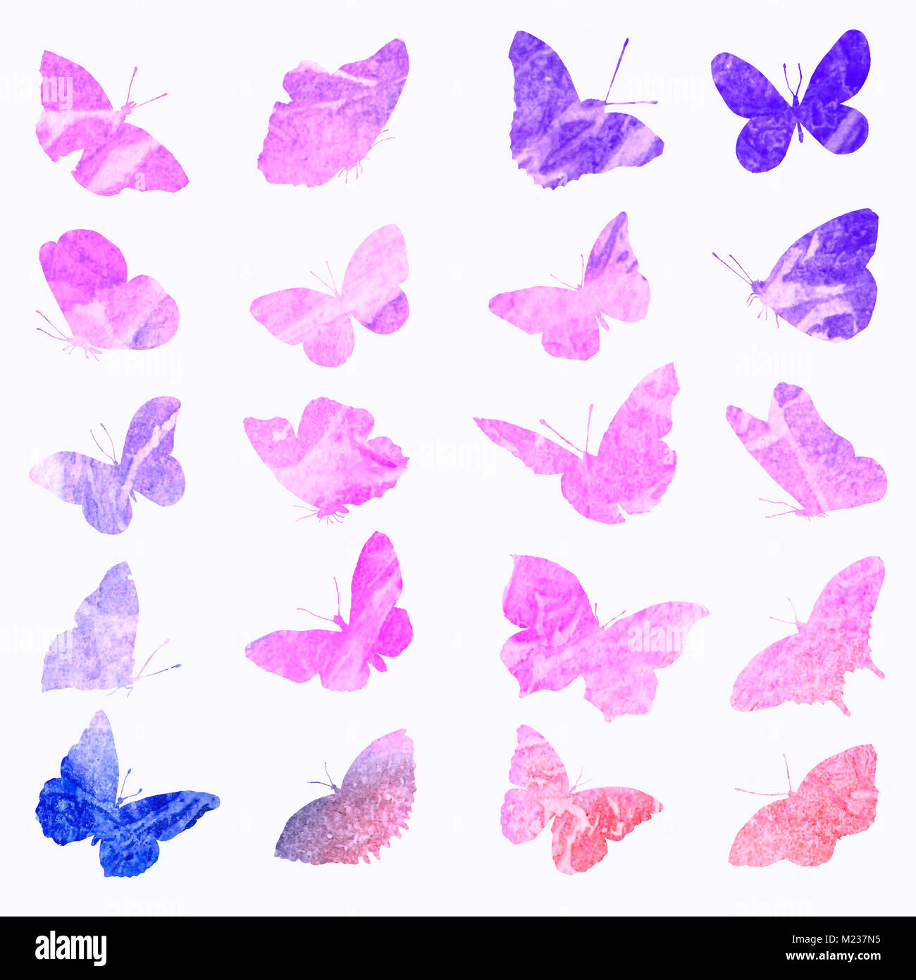 Silhouettes De Papillons En Aquarelle De Couleur Rose Les Dessins D Un Animal Isole Sur Un Fond Blanc Illustration D Un Insecte Fait Main Photo Stock Alamy Silhouettes De Papillons En Aquarelle De Couleur Rose Les Dessins D Un Animal Isole Sur Un Fond Blanc Illustration D Un Insecte Fait Main Photo Stock Alamy