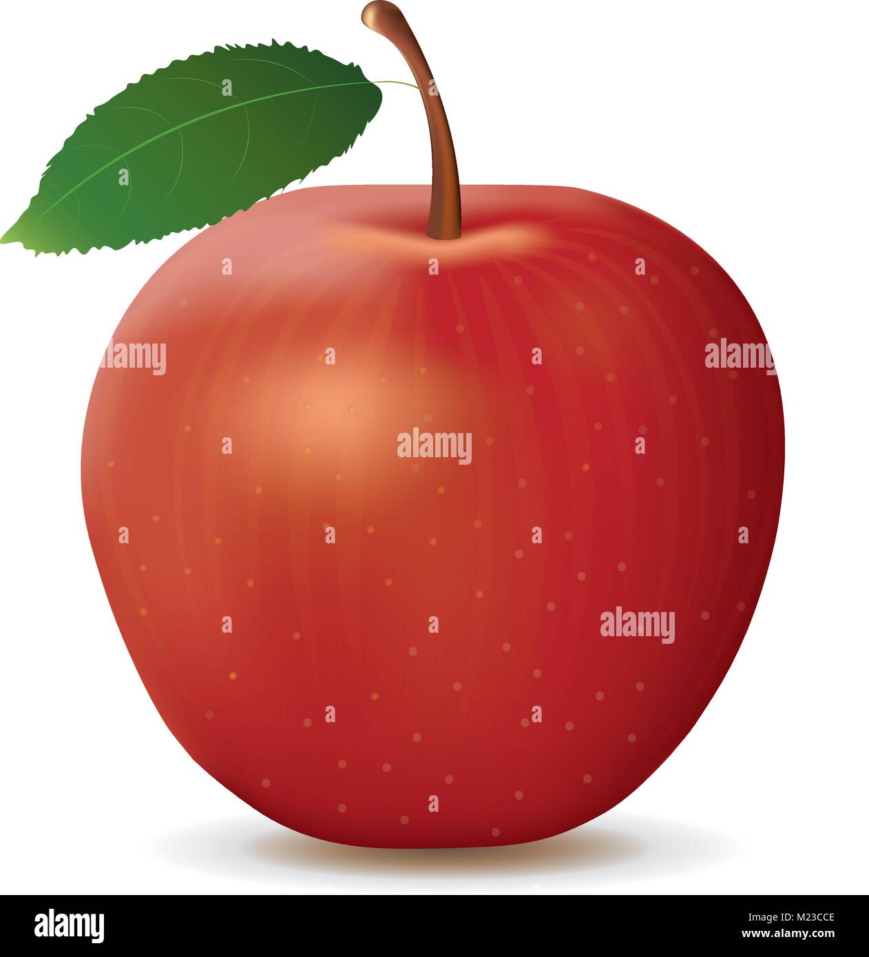 Red Apple. vector illustration Illustration de Vecteur