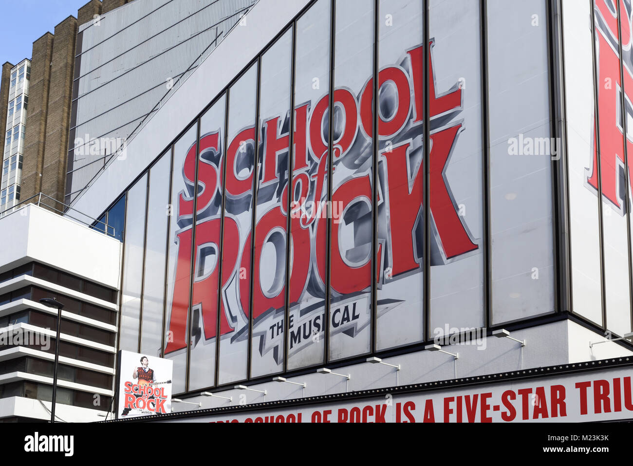 Le New London Theatre sur Drury Lane London,UK. Banque D'Images