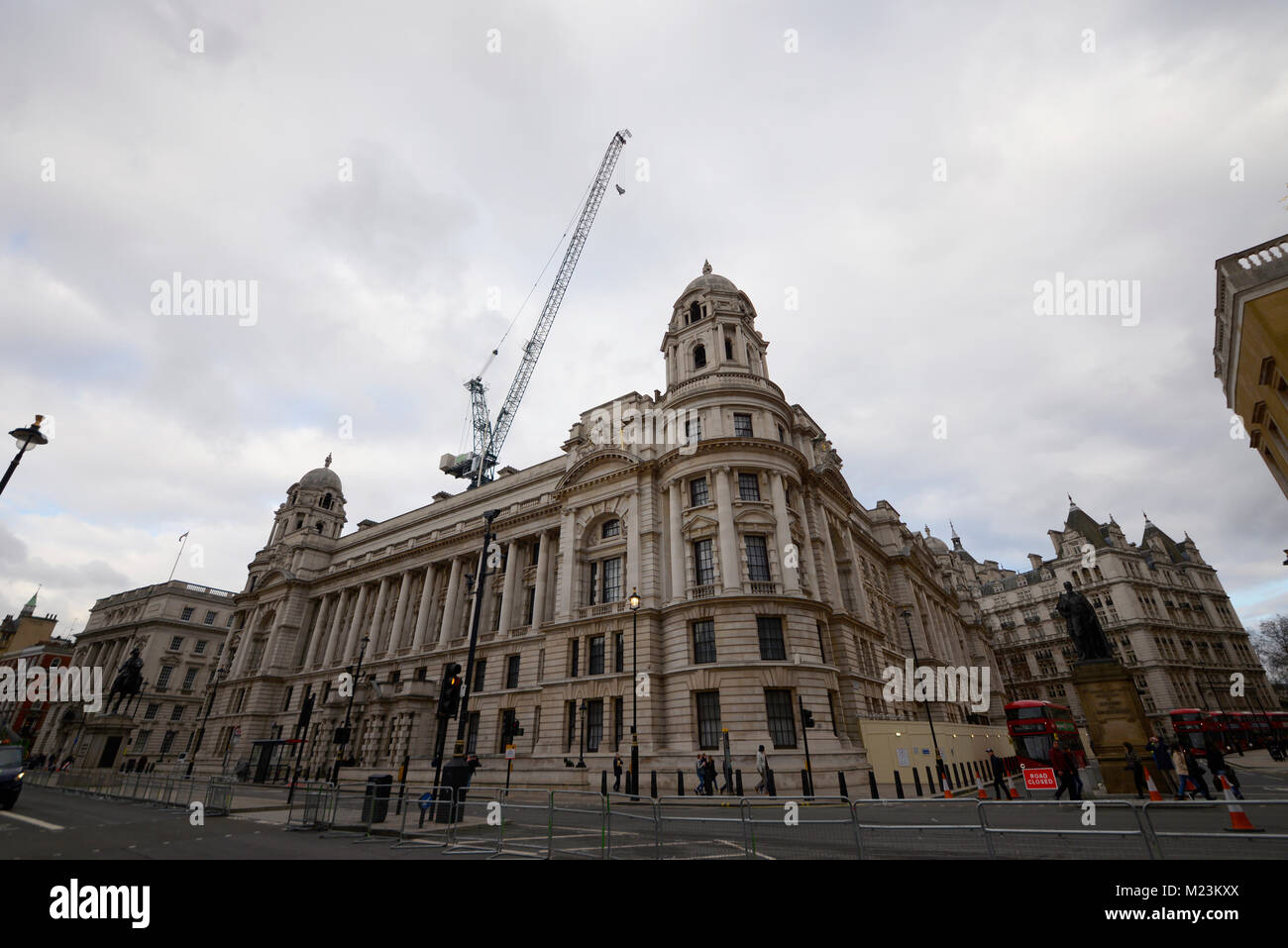 Old War Office Building London réaménagement pour Luxury Hotel & Residence exploités par le groupe Raffles première propriété au Royaume-Uni. Construction Banque D'Images