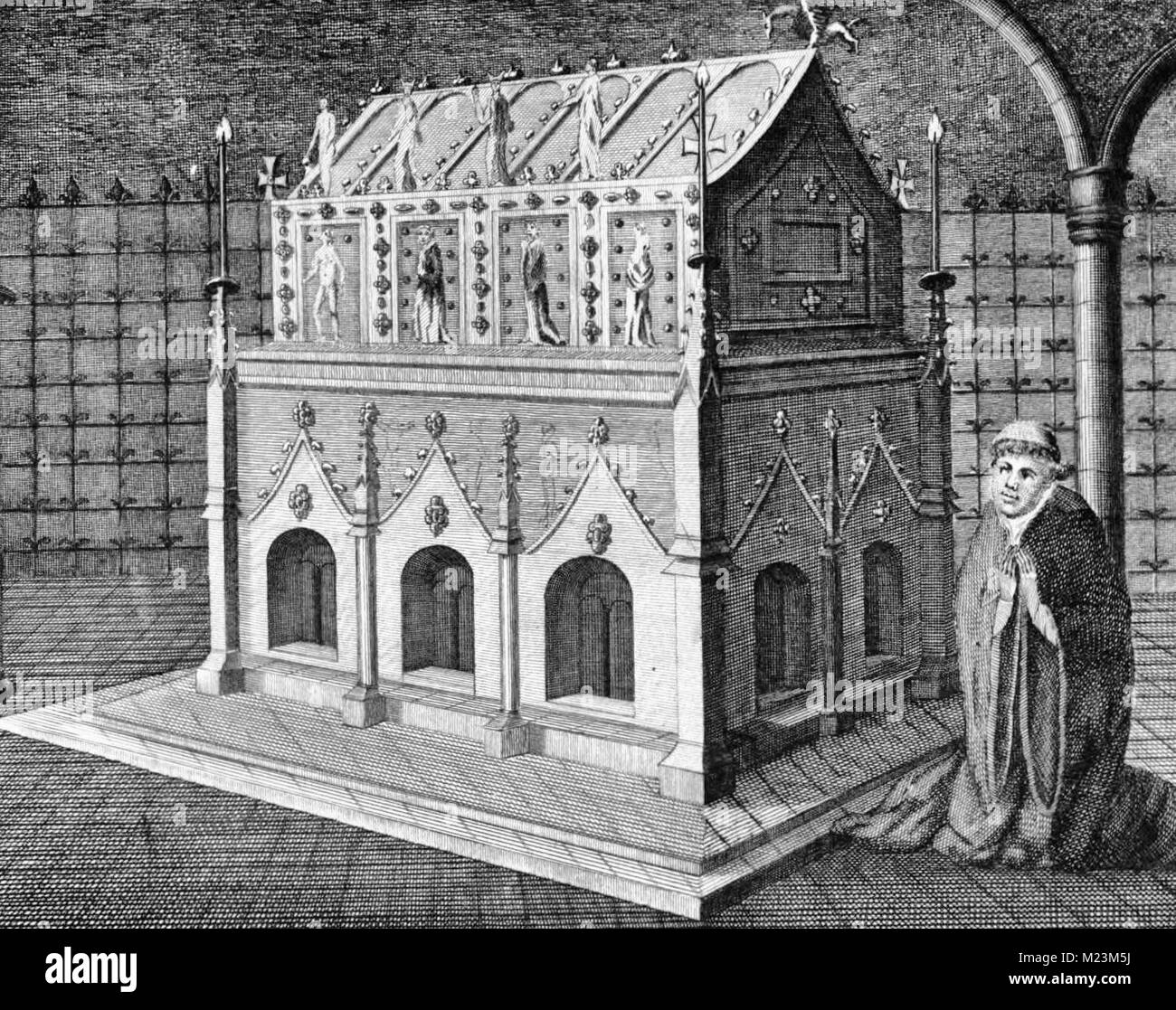 Edmund les Martyrs du Sanctuaire à l'abbaye de Bury St Edmunds Banque D'Images