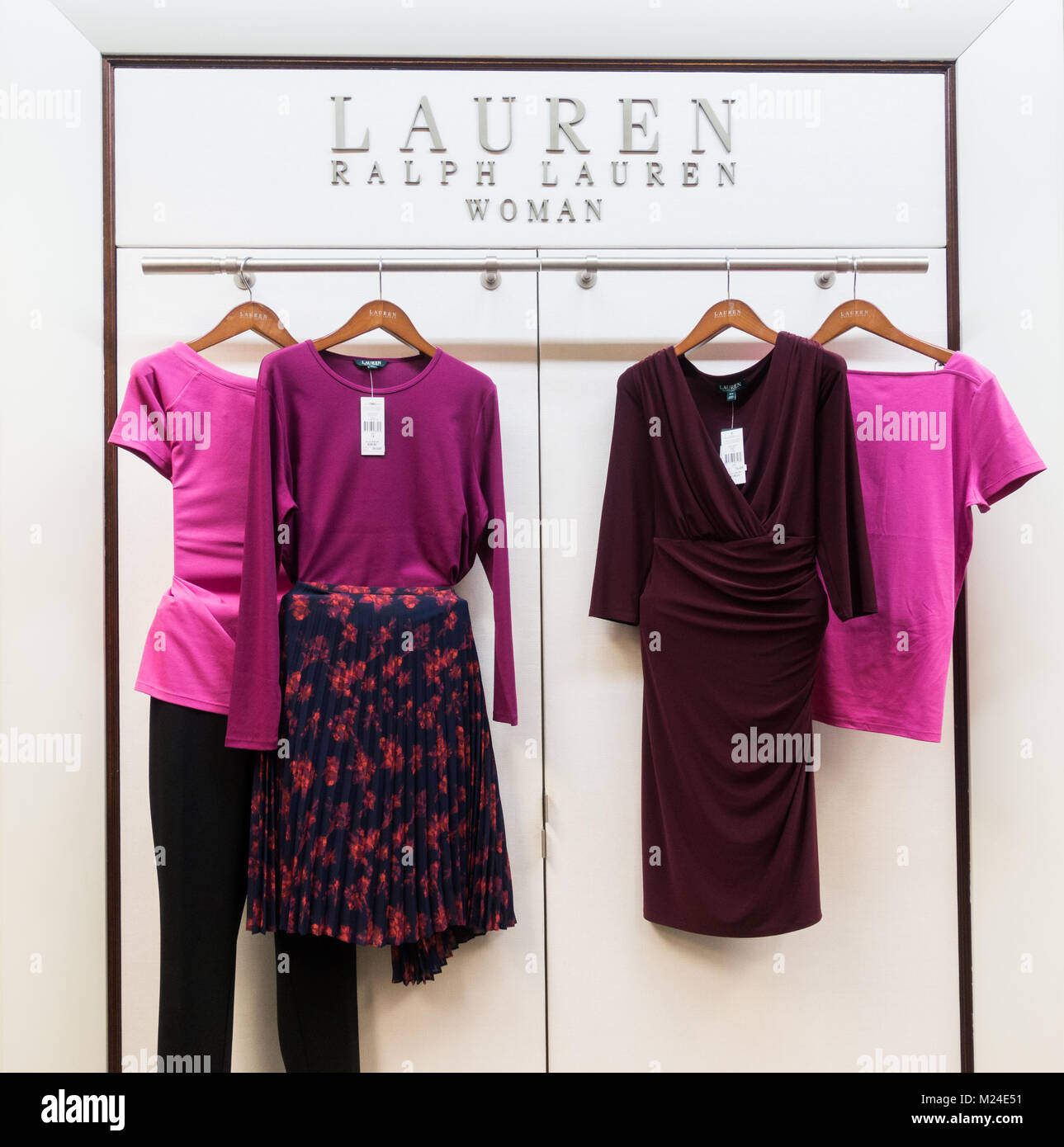 Ralph Lauren femme vêtements en grand magasin en Espagne Banque D'Images