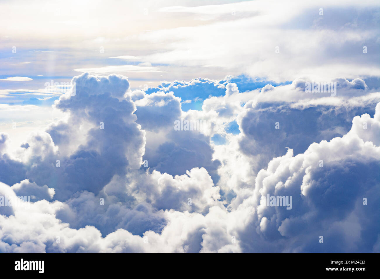 Tropical : nuages, cumulonimbus, à partir d'aéronefs, , , Banque D'Images
