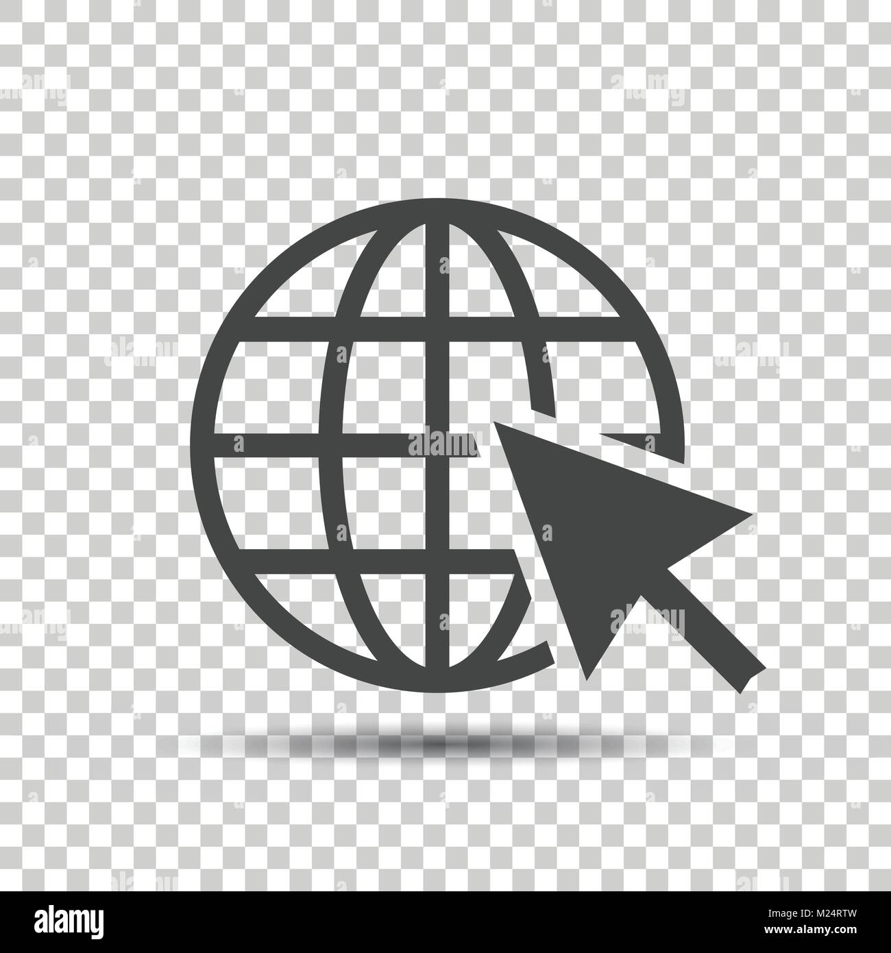Rendez-vous à l'icône web. Télévision Internet vector illustration pour site web sur fond isolé. Illustration de Vecteur