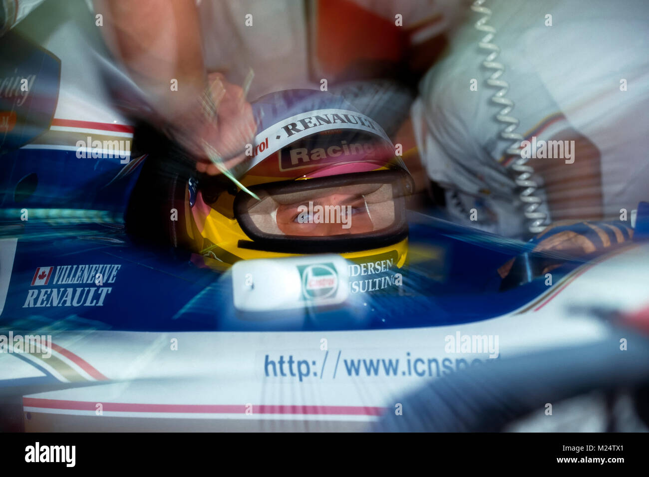 F1, Jacques Villeneuve, Williams, Renault 1997 Banque D'Images