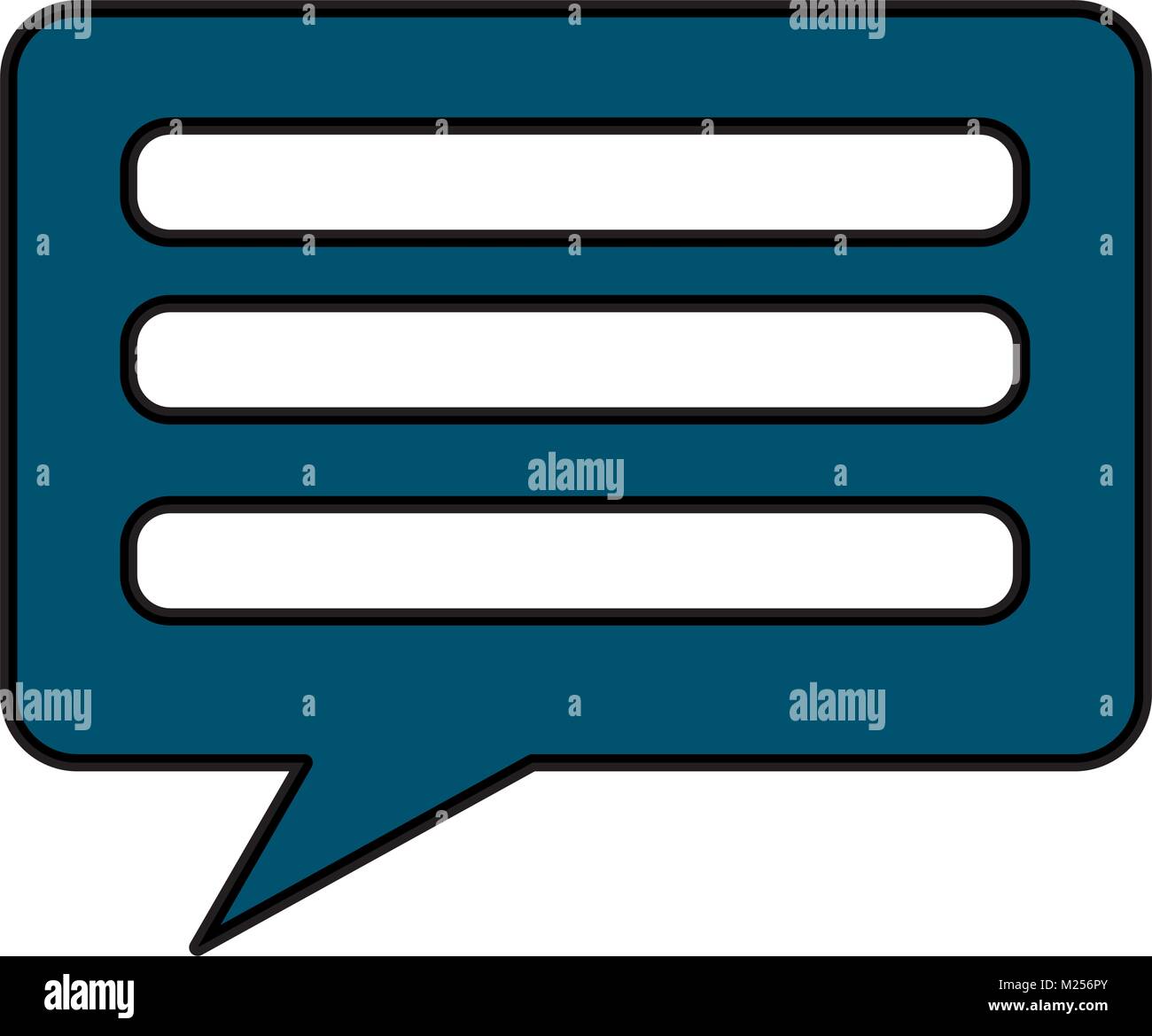 Bulle chat sms communication Illustration de Vecteur