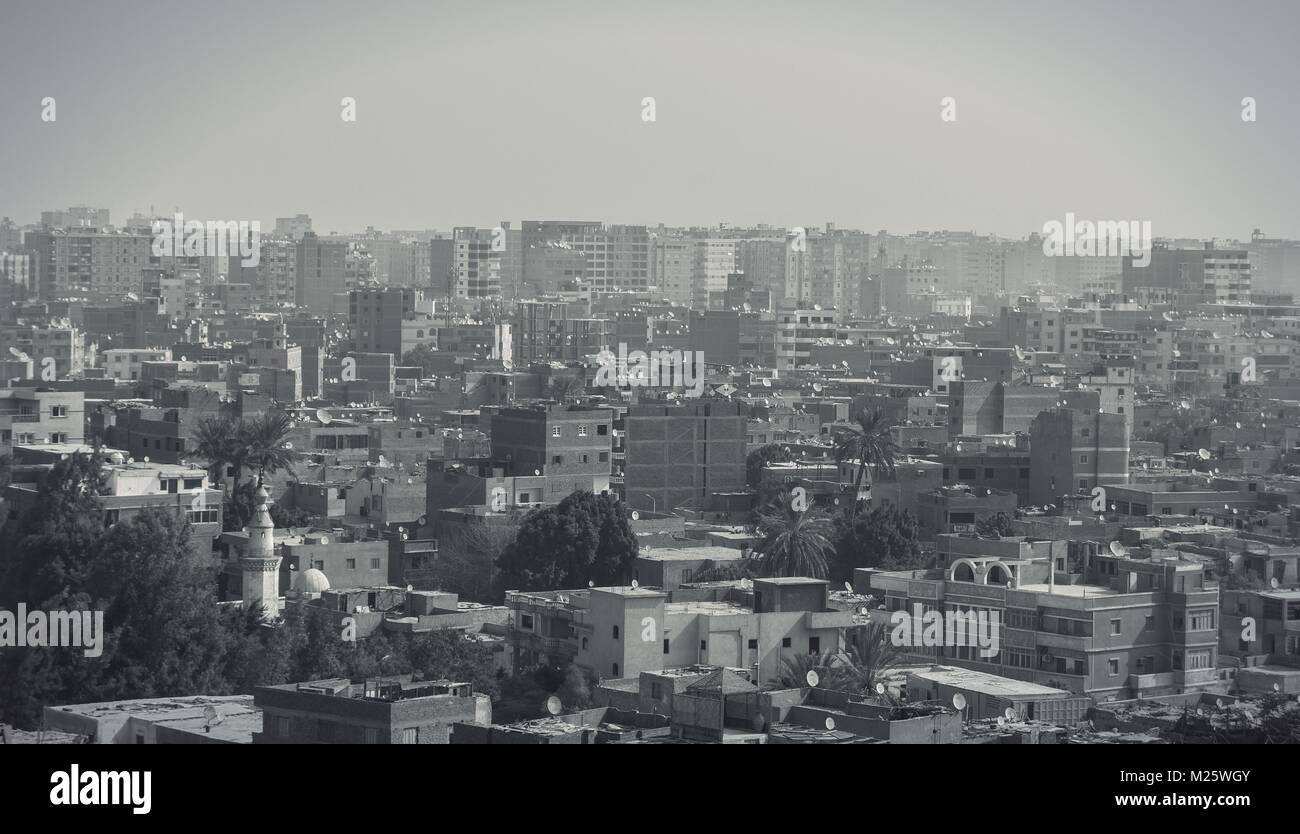 Les pauvres ville du Caire Banque D'Images